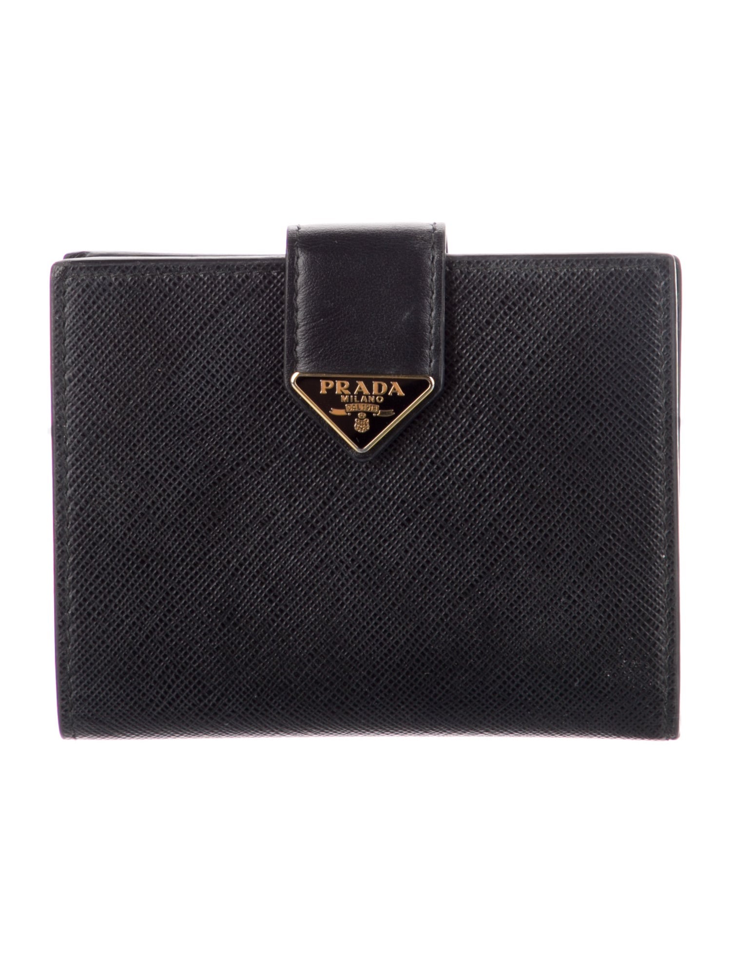 Prada Saffiano Lux Leather French Purse
