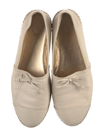 Prada Leather Espadrilles