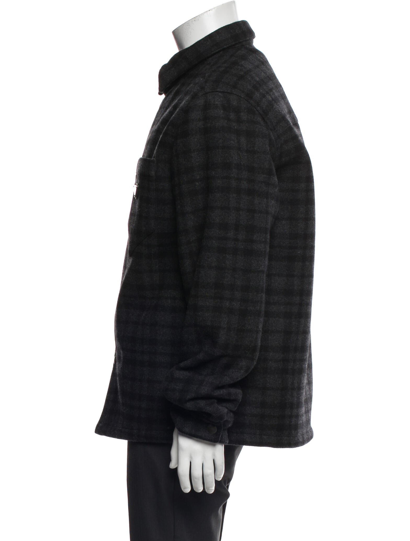 Prada 2024 Enameled Metal Triangle Puffer Coat