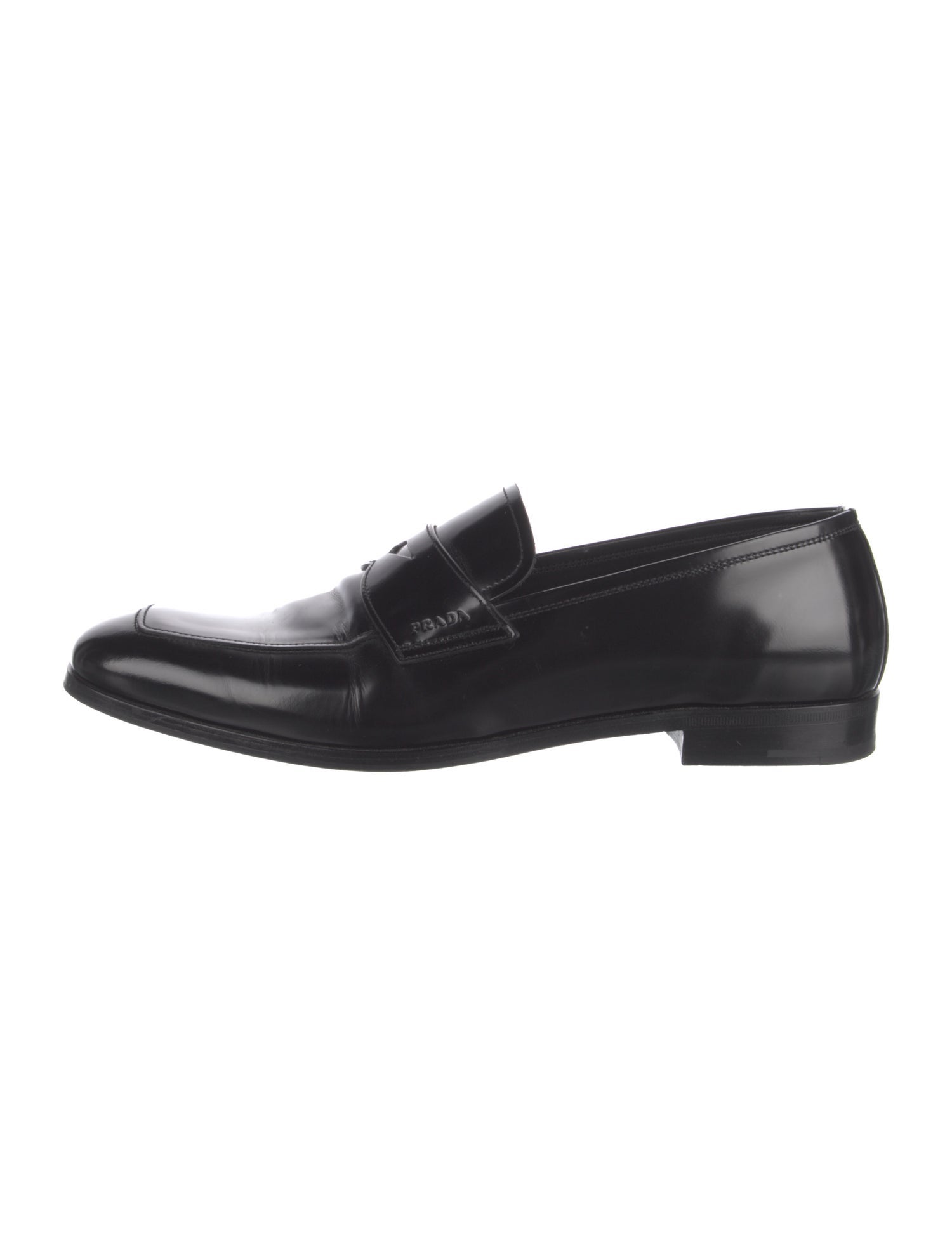 Prada Leather Dress Loafers