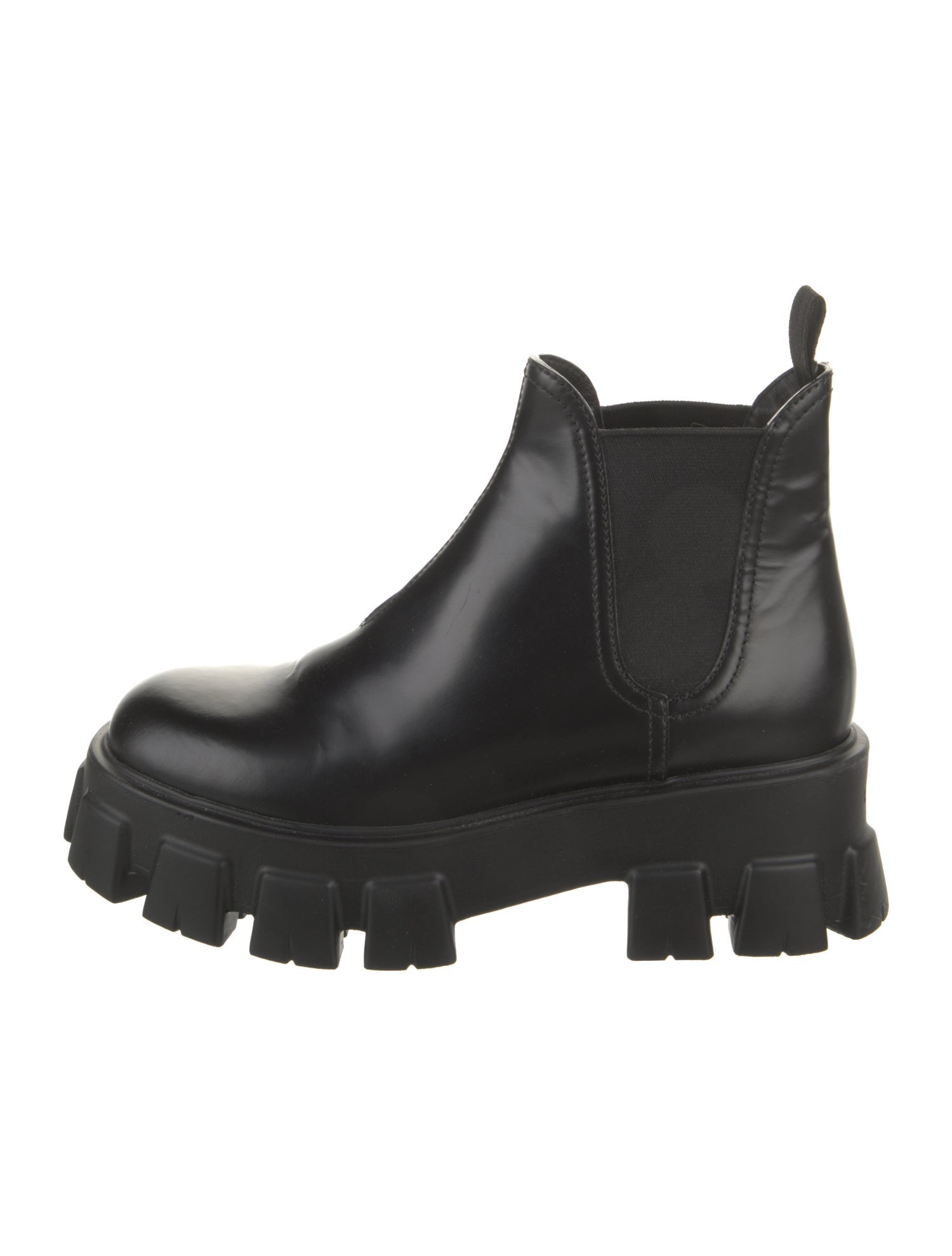 Prada Leather Chelsea Boots