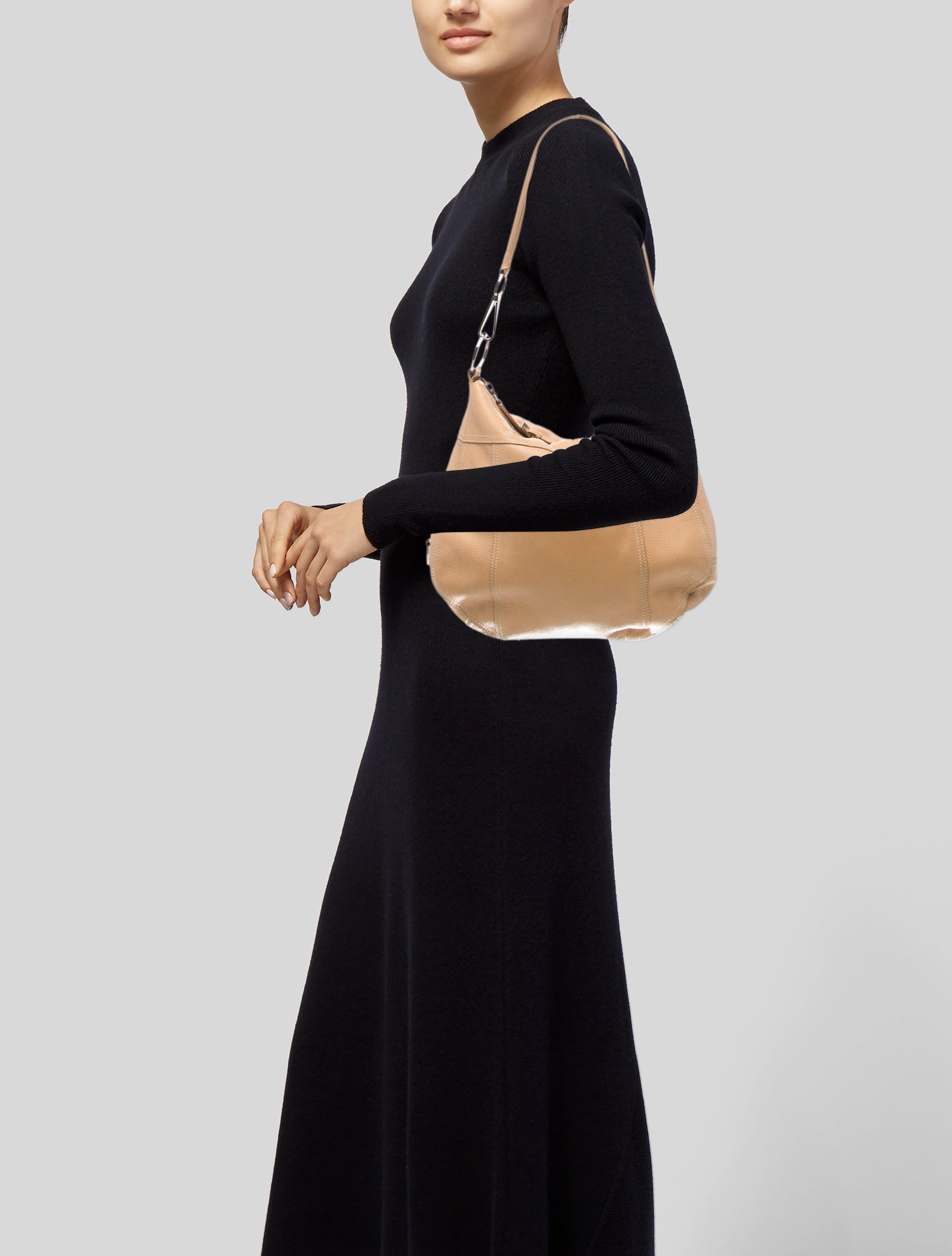 Prada Vitello Daino Leather Hobo Vintage