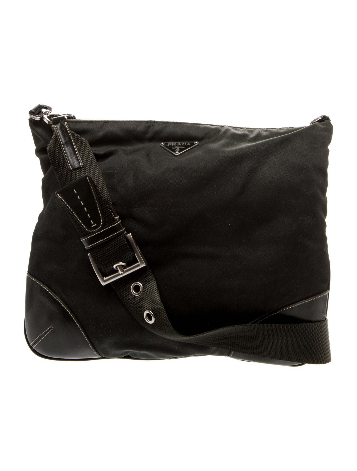 Prada Tessuto Nylon Messenger Bag