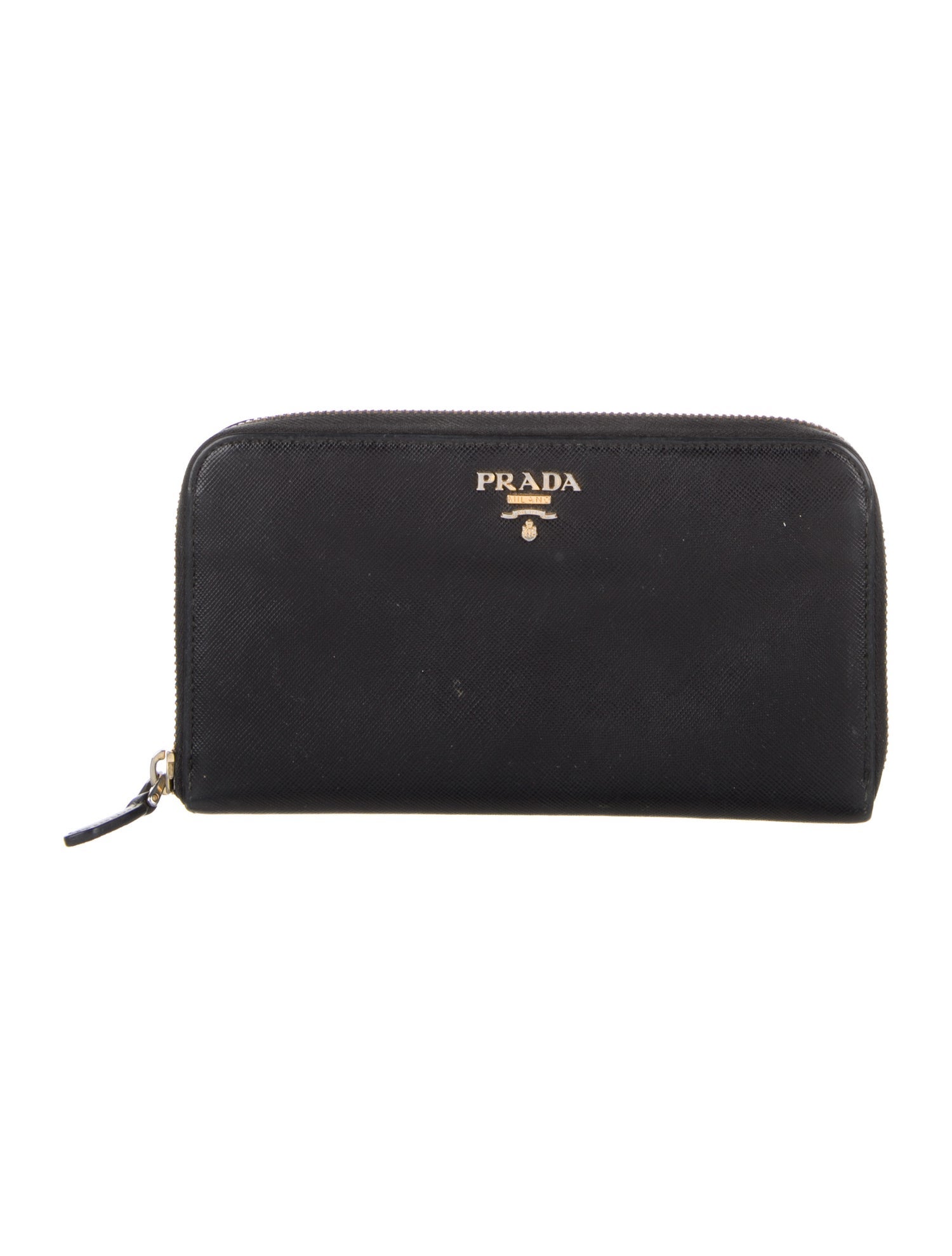 Prada Saffiano Metal Leather Continental Wallet