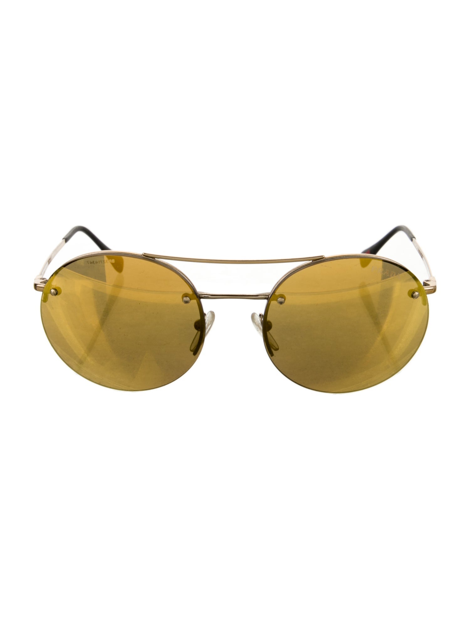 Prada Aviator Mirrored Sunglasses