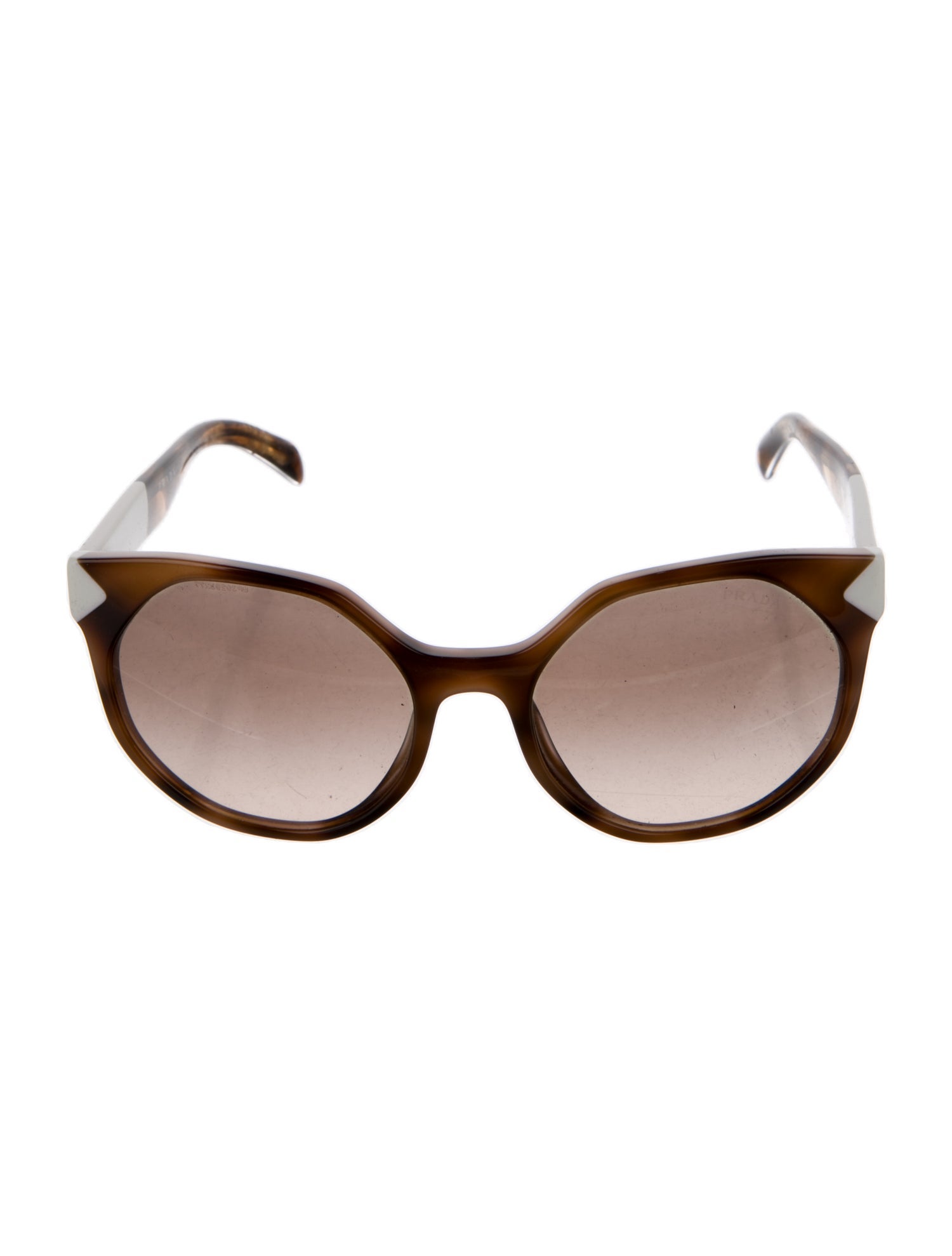 Prada Round Gradient Sunglasses