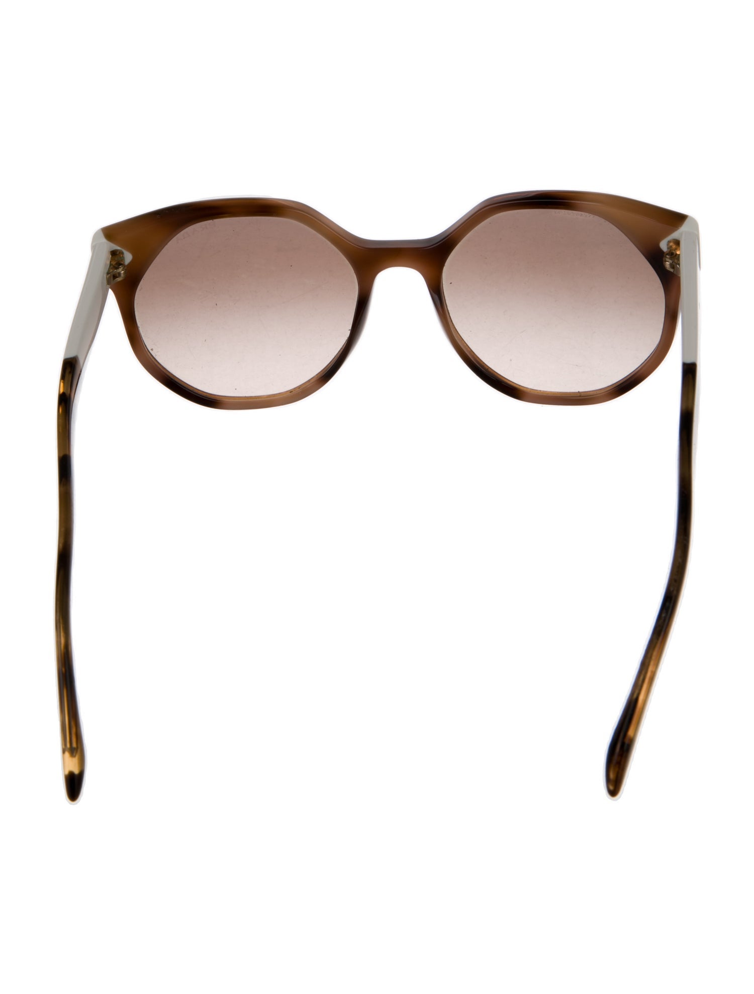 Prada Round Gradient Sunglasses