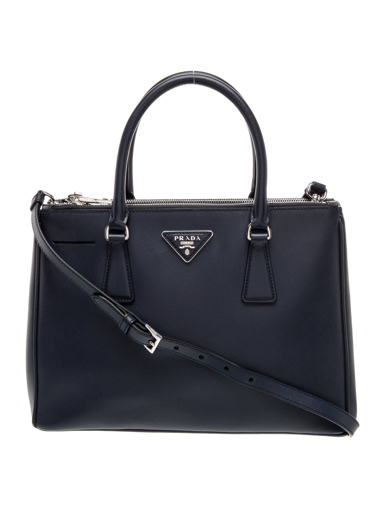 Prada Saffiano Leather Galleria Double Zip Medium