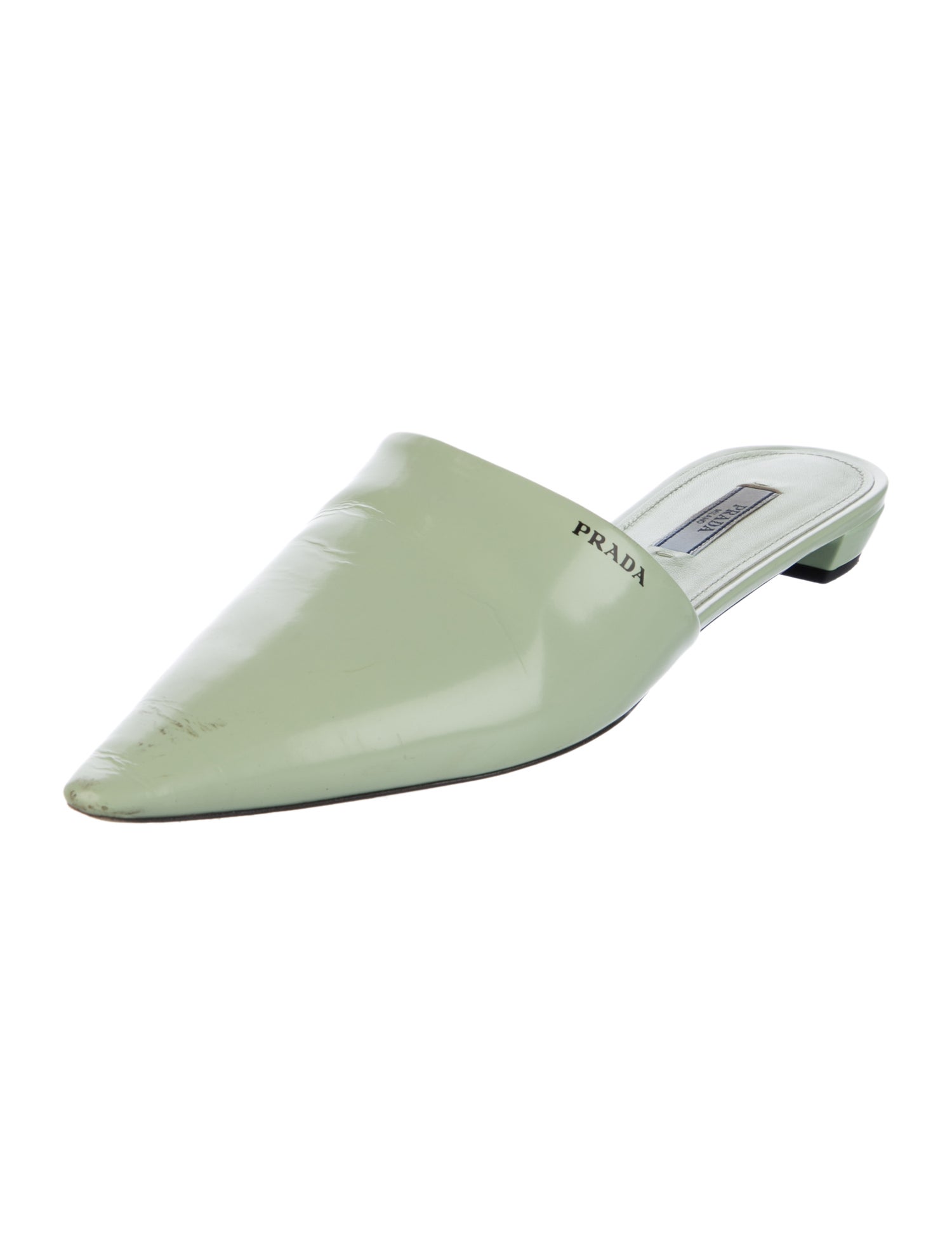 Prada Patent Leather Mules