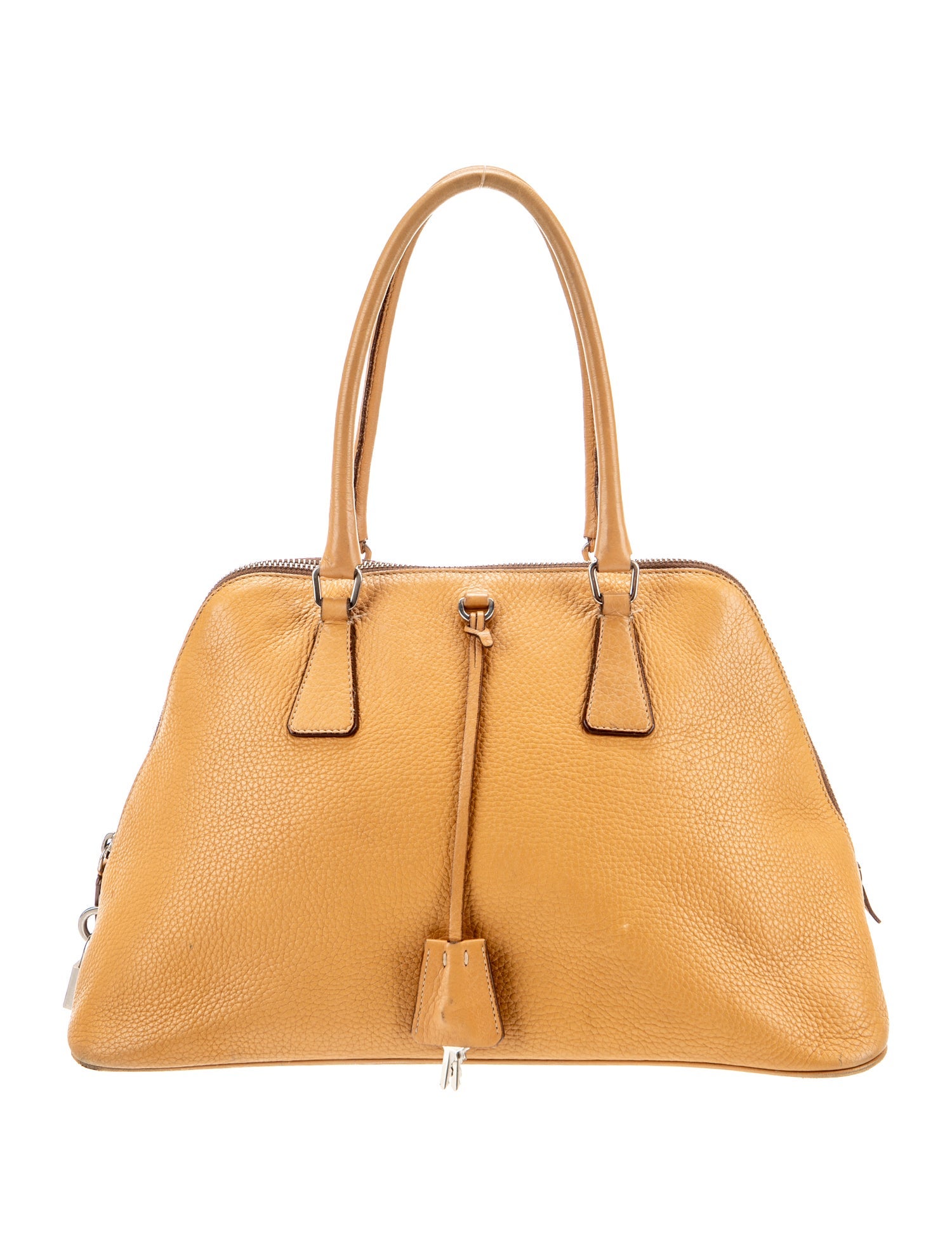 Prada Leather Top Handle Bag