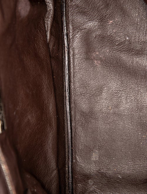 Prada Leather Top Handle Bag