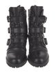 Prada Leather Combat Boots