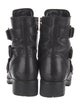 Prada Leather Combat Boots