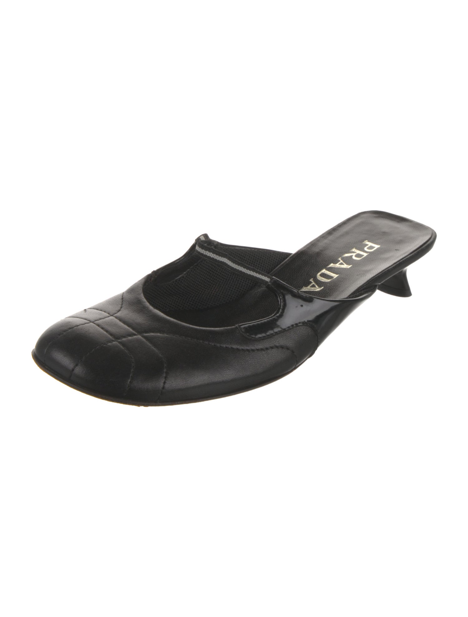 Prada Leather Mules