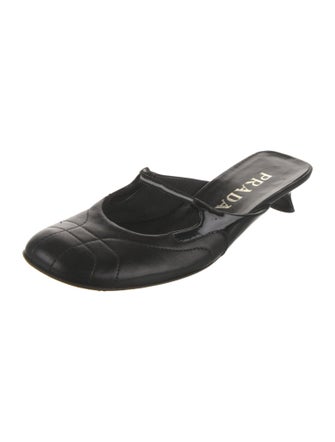 Prada Leather Mules