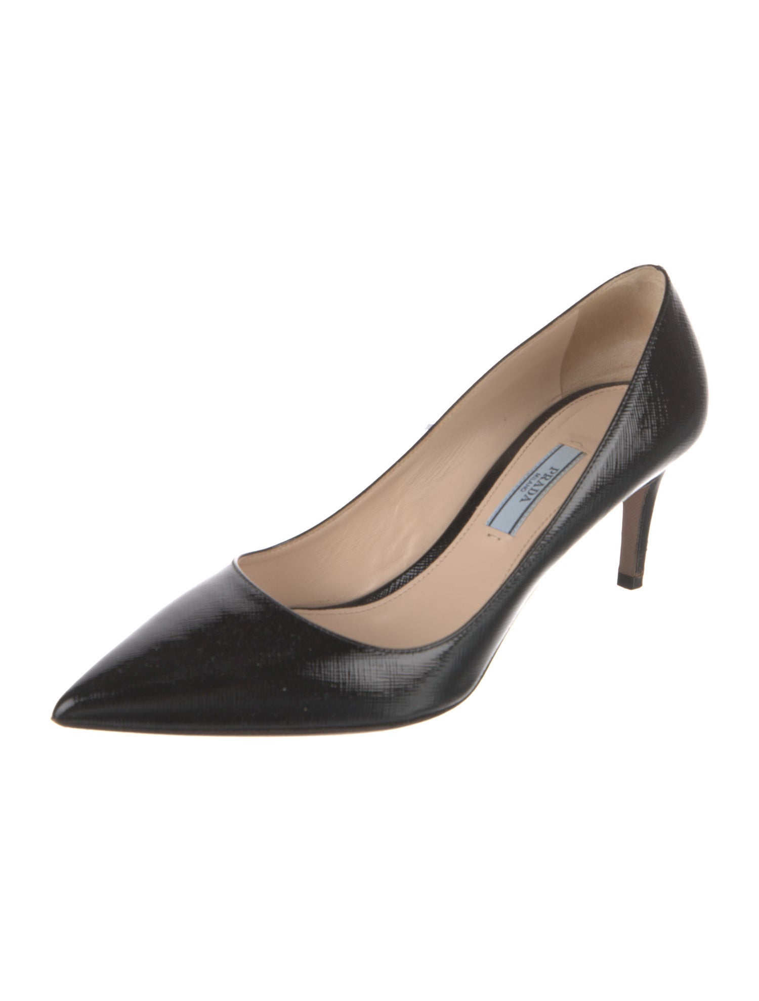 Prada Saffiano Leather Pumps
