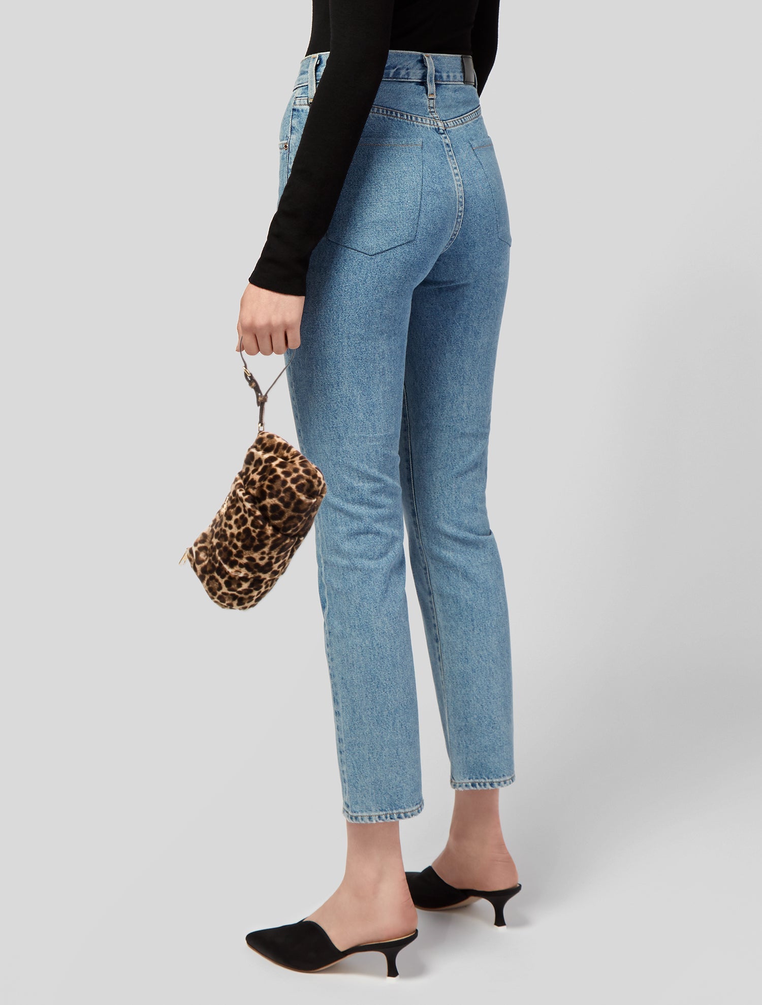 Prada Ponyhair Cavallino Wristlet Clutch