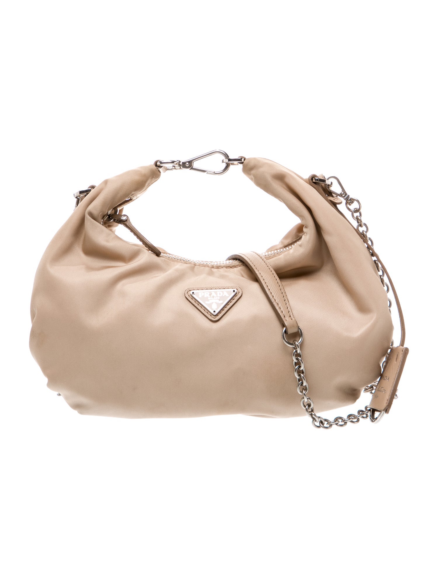 Prada Enameled Metal Triangle Re-Edition 2005