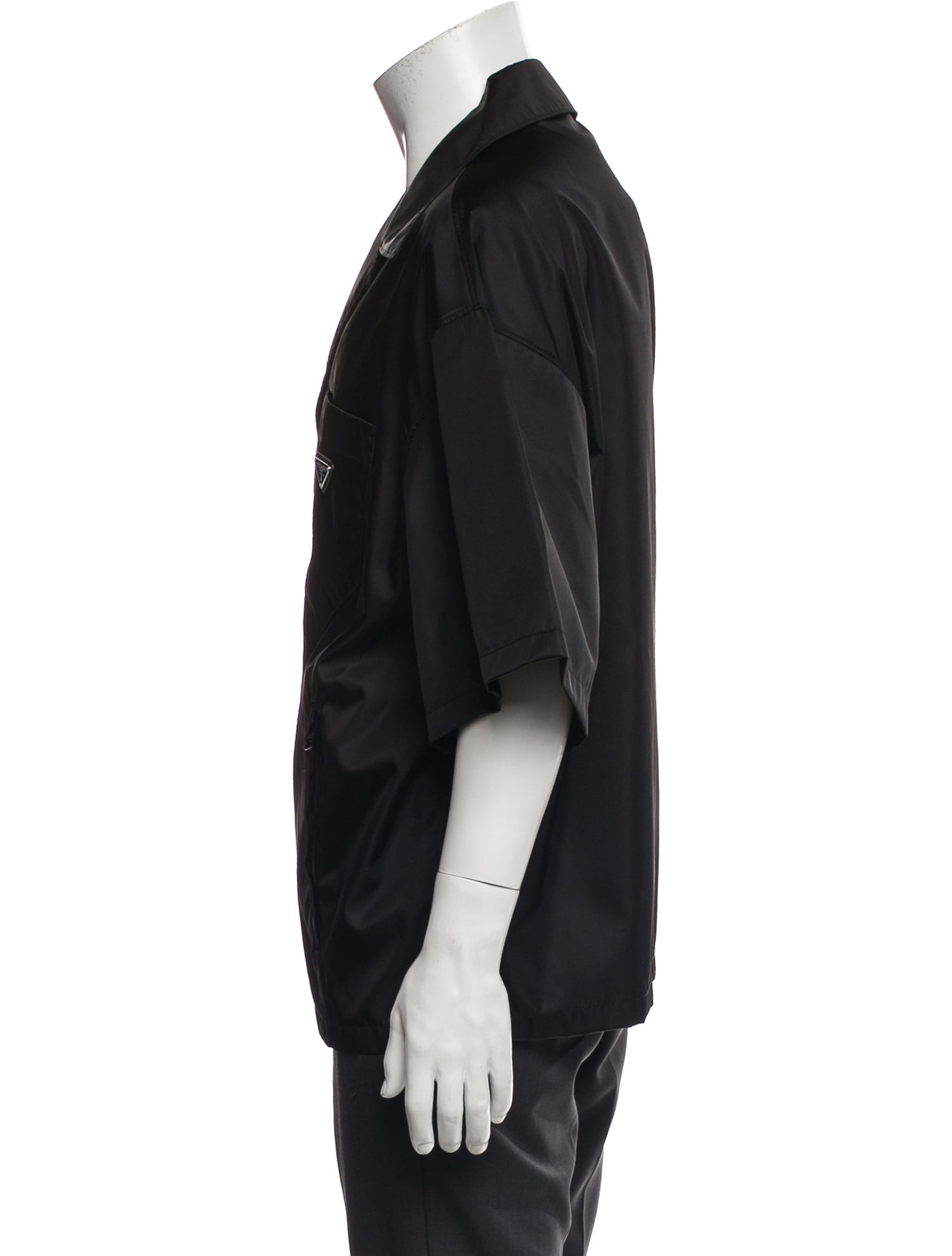 Prada 2024 Enameled Metal Triangle Shirt