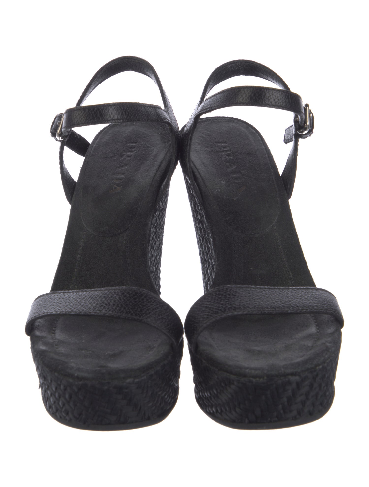 Vintage Leather Espadrilles