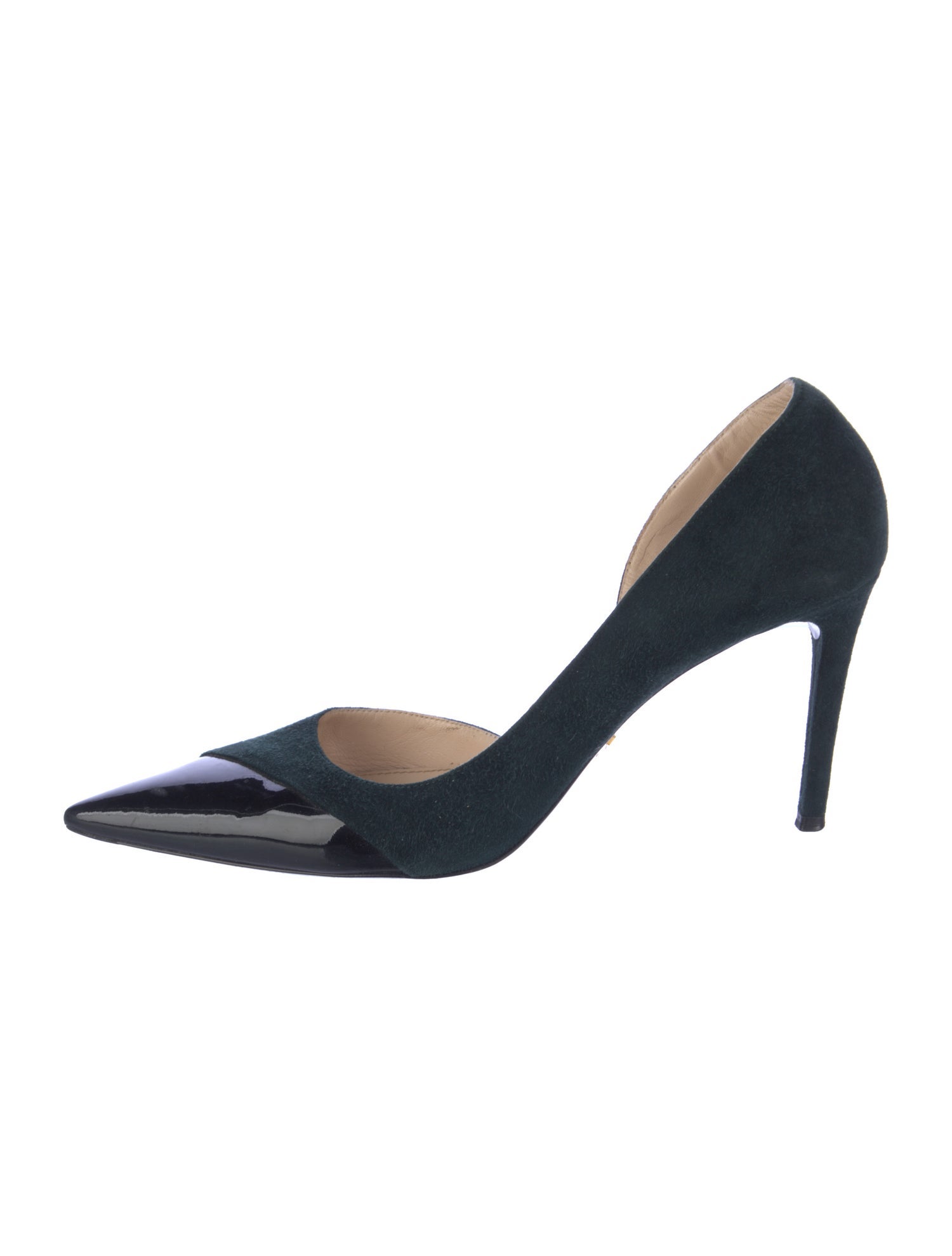 Prada Suede D'Orsay Pumps