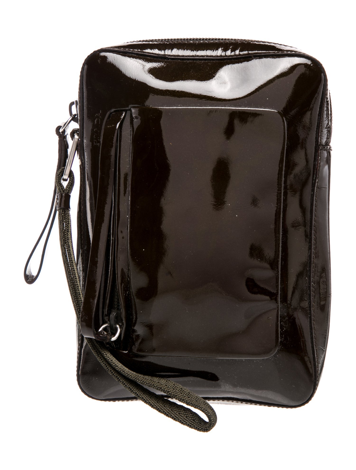 Prada Vernice Leather Suitcase