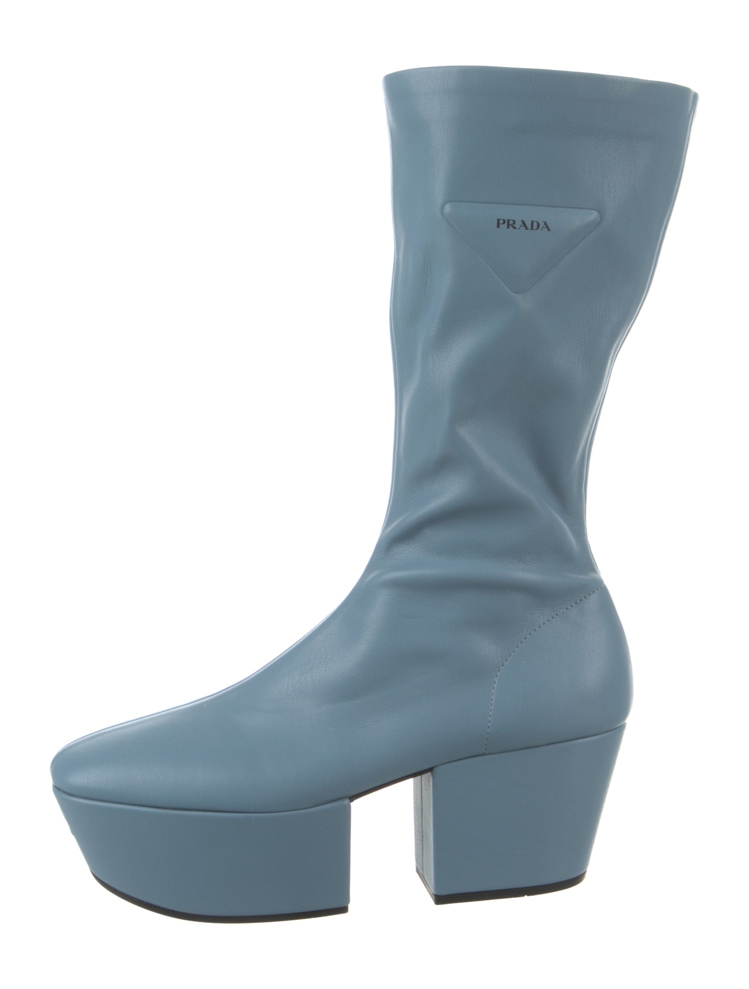 Prada Leather Sock Boots