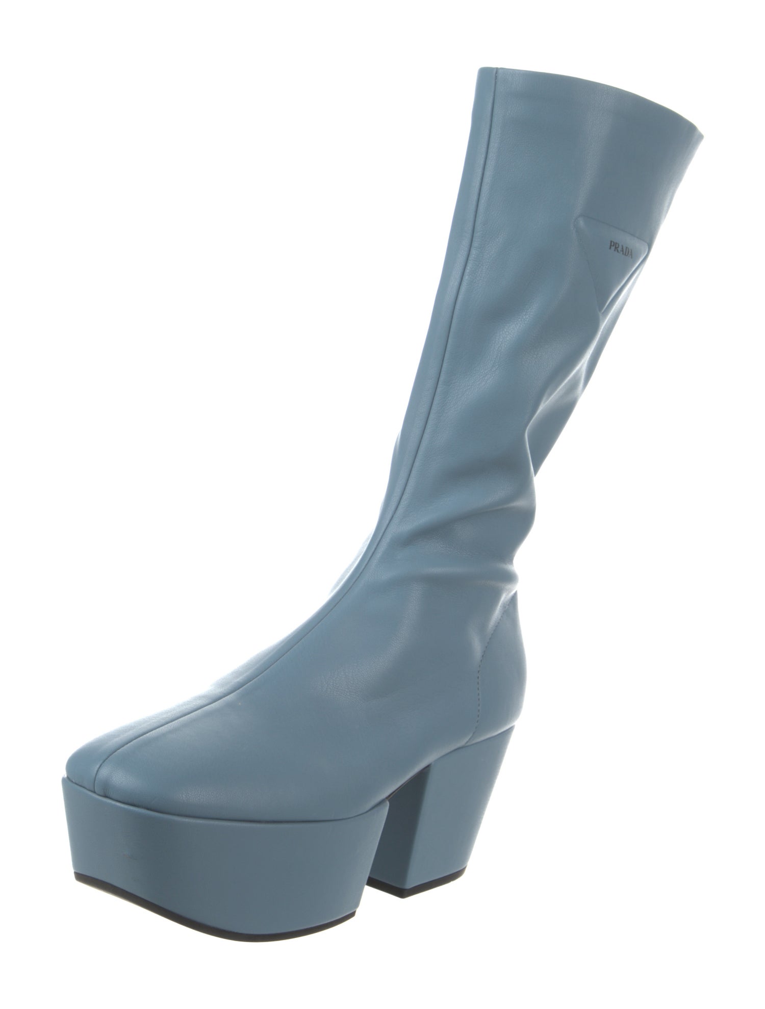 Prada Leather Sock Boots