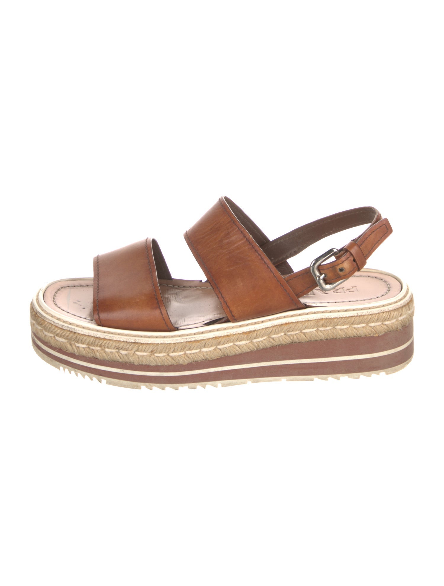 Prada Leather Espadrilles