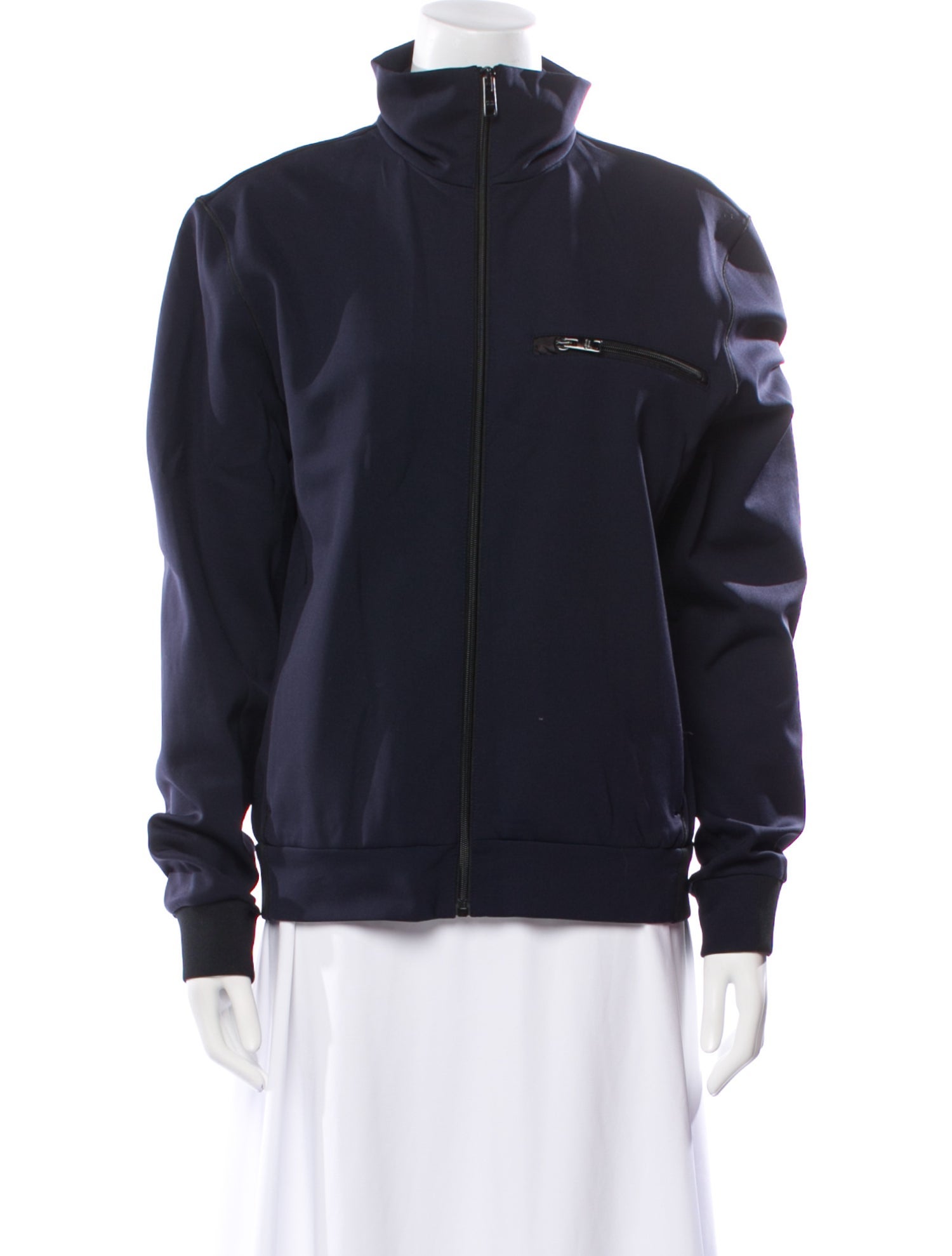 Prada 2021 Enameled Metal Triangle Windbreaker