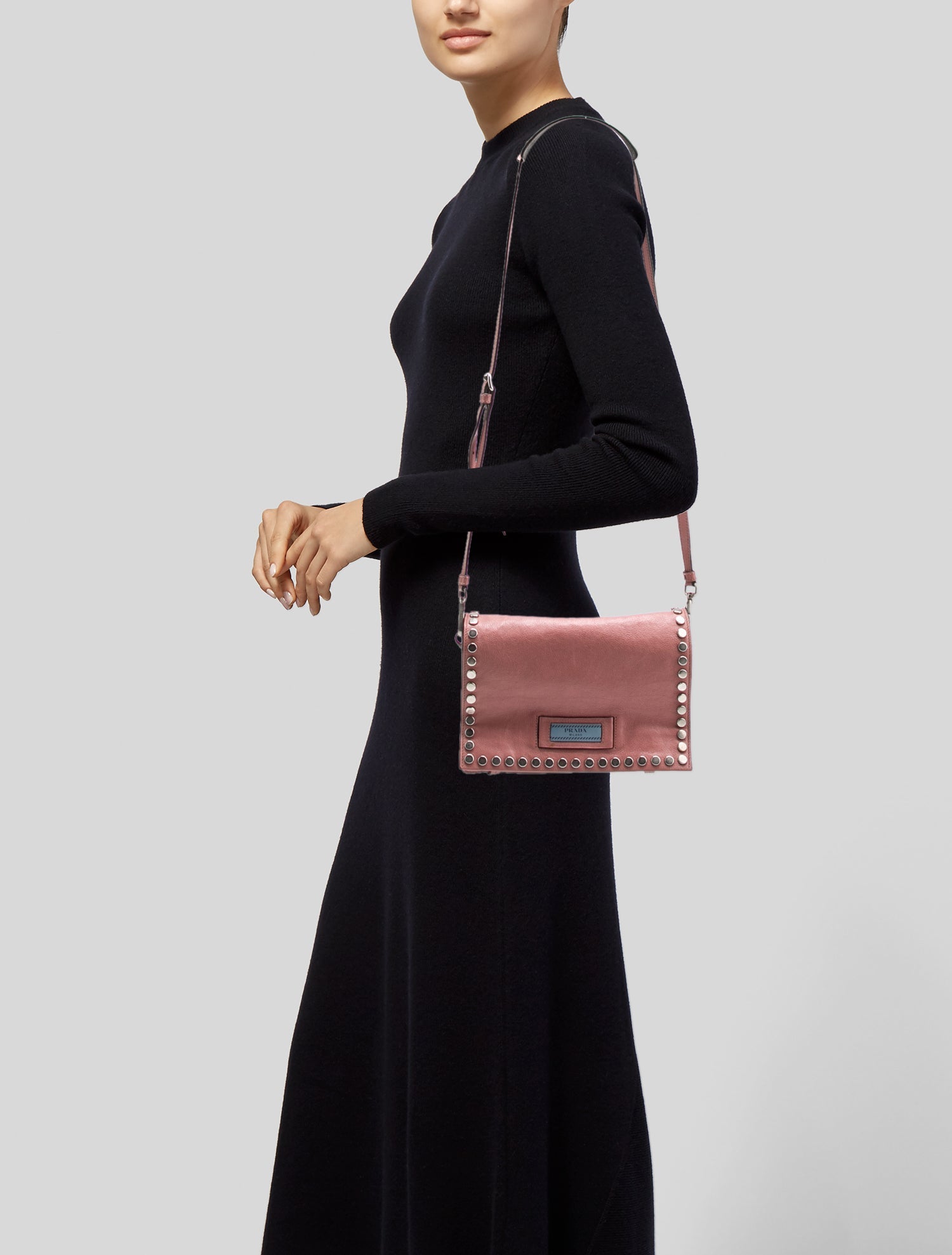 Prada Glace Calf Leather Etiquette