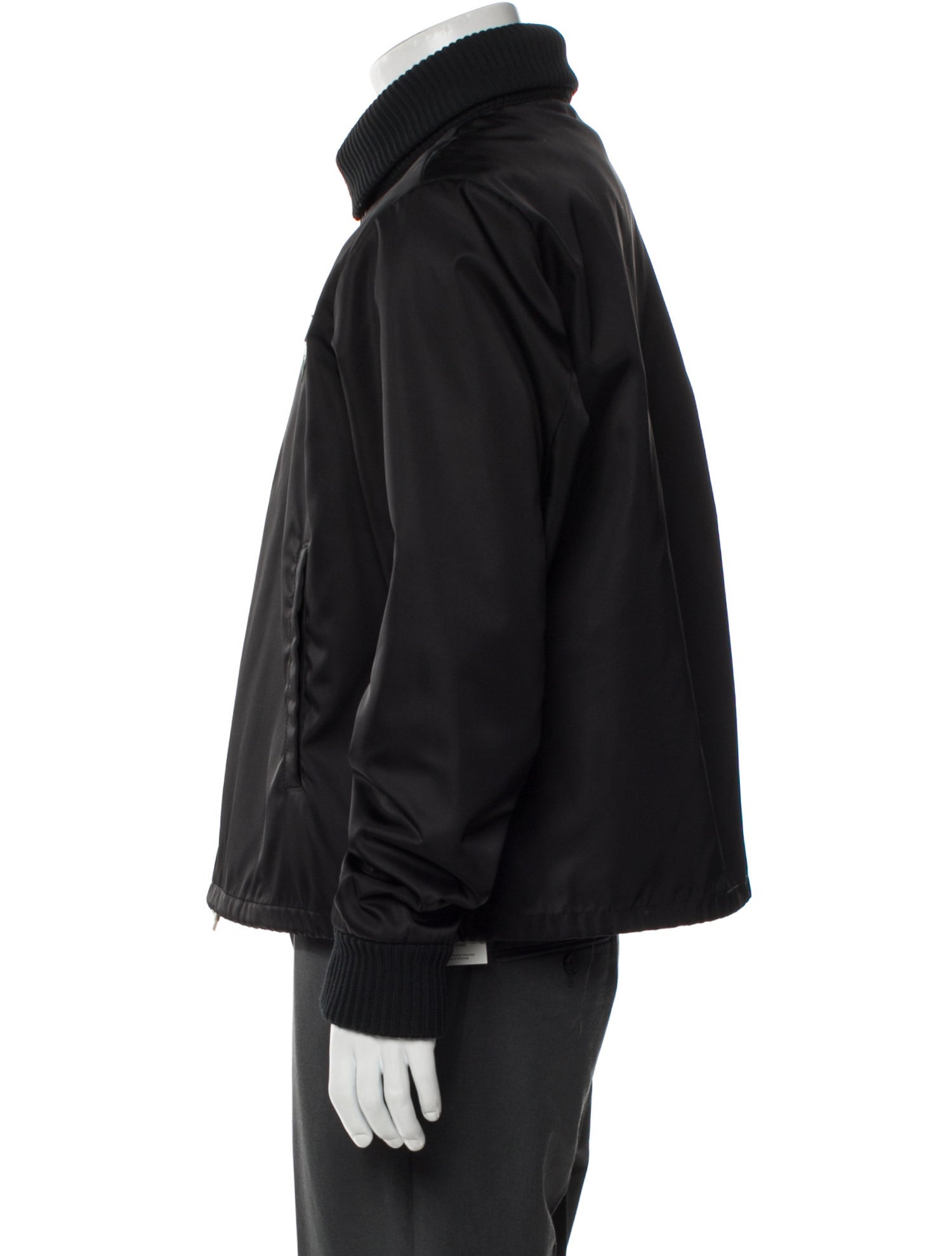 Prada 2019 Enameled Metal Triangle Windbreaker