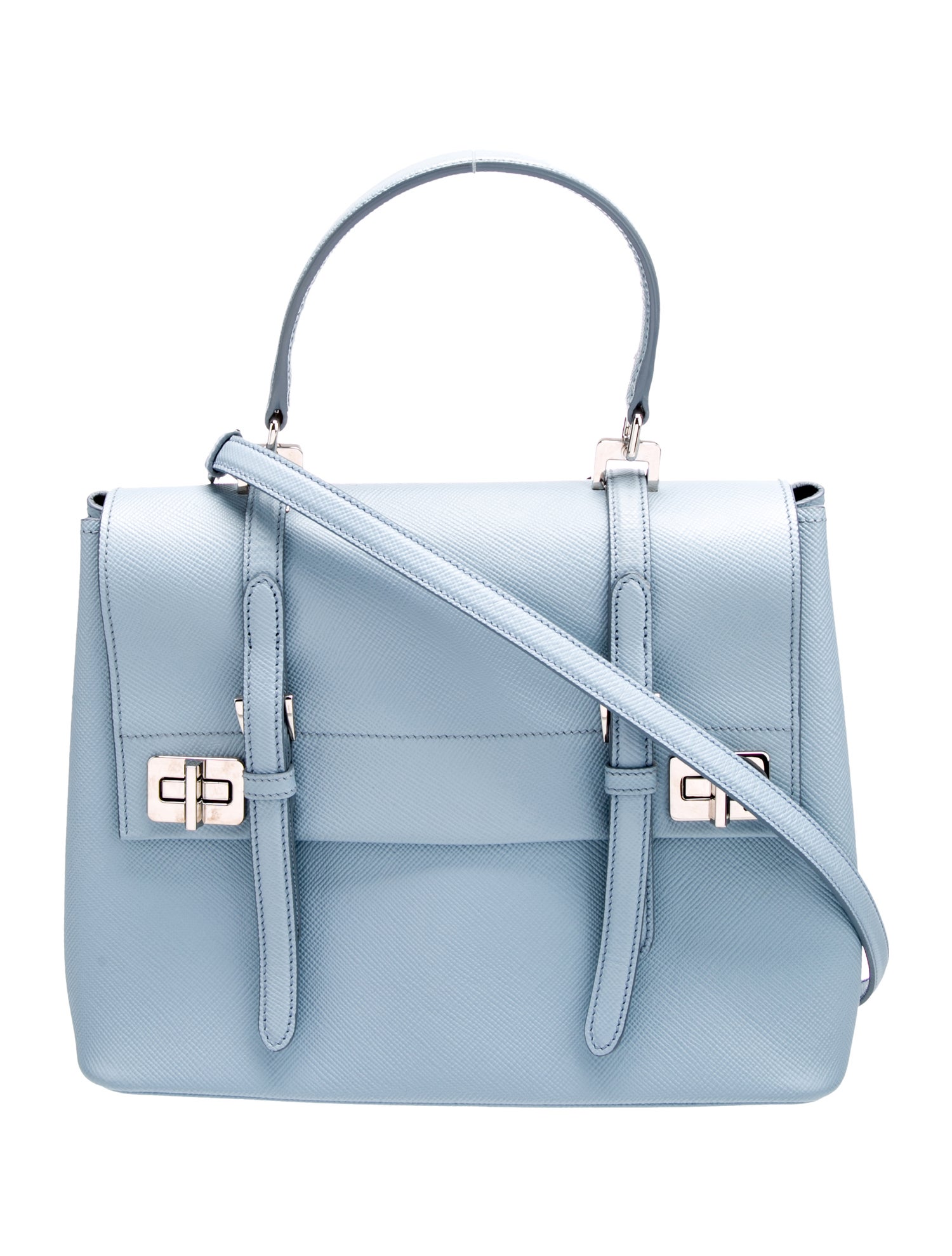 Prada Saffiano Leather Top Handle Bag