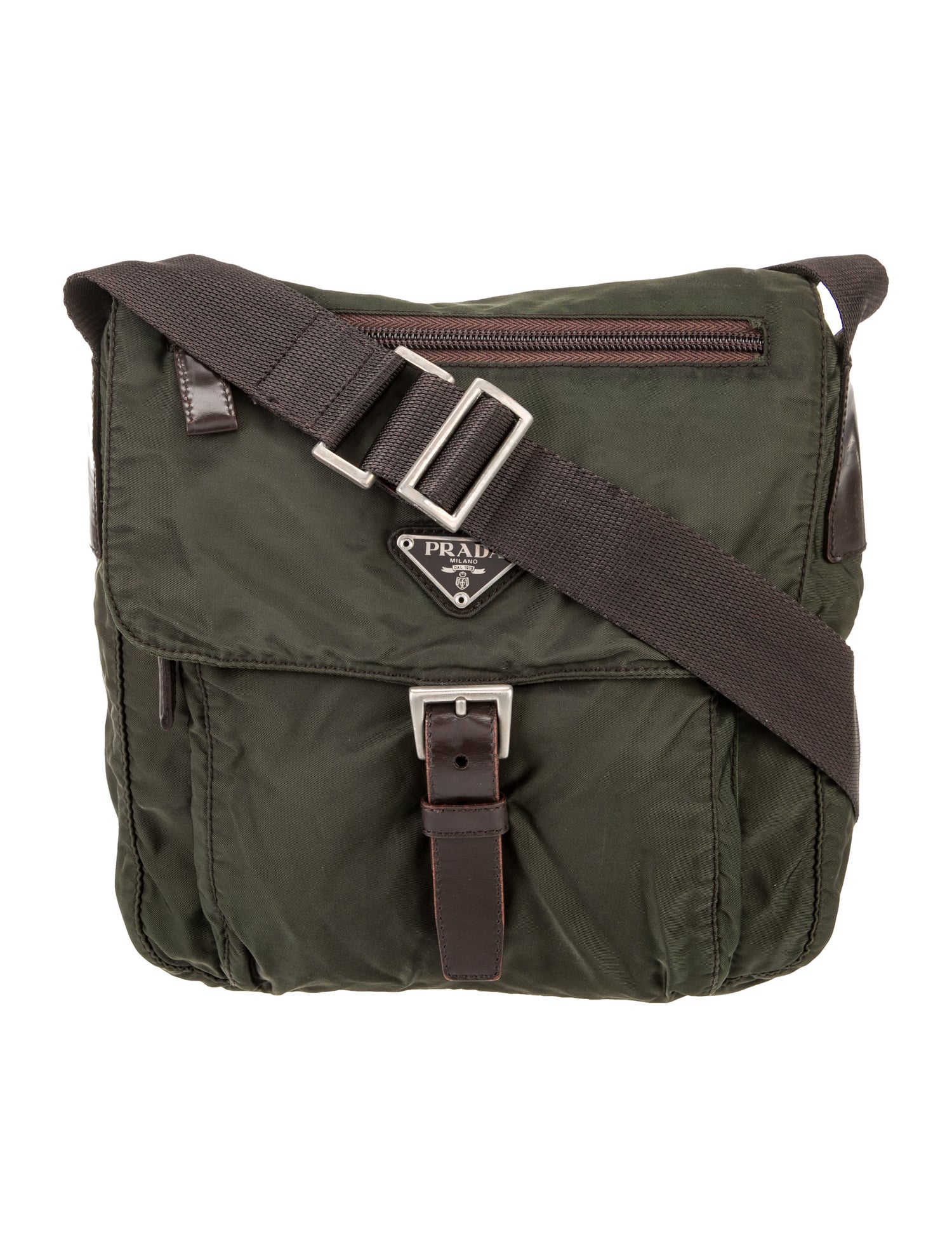 Prada Tessuto Nylon Messenger Bag