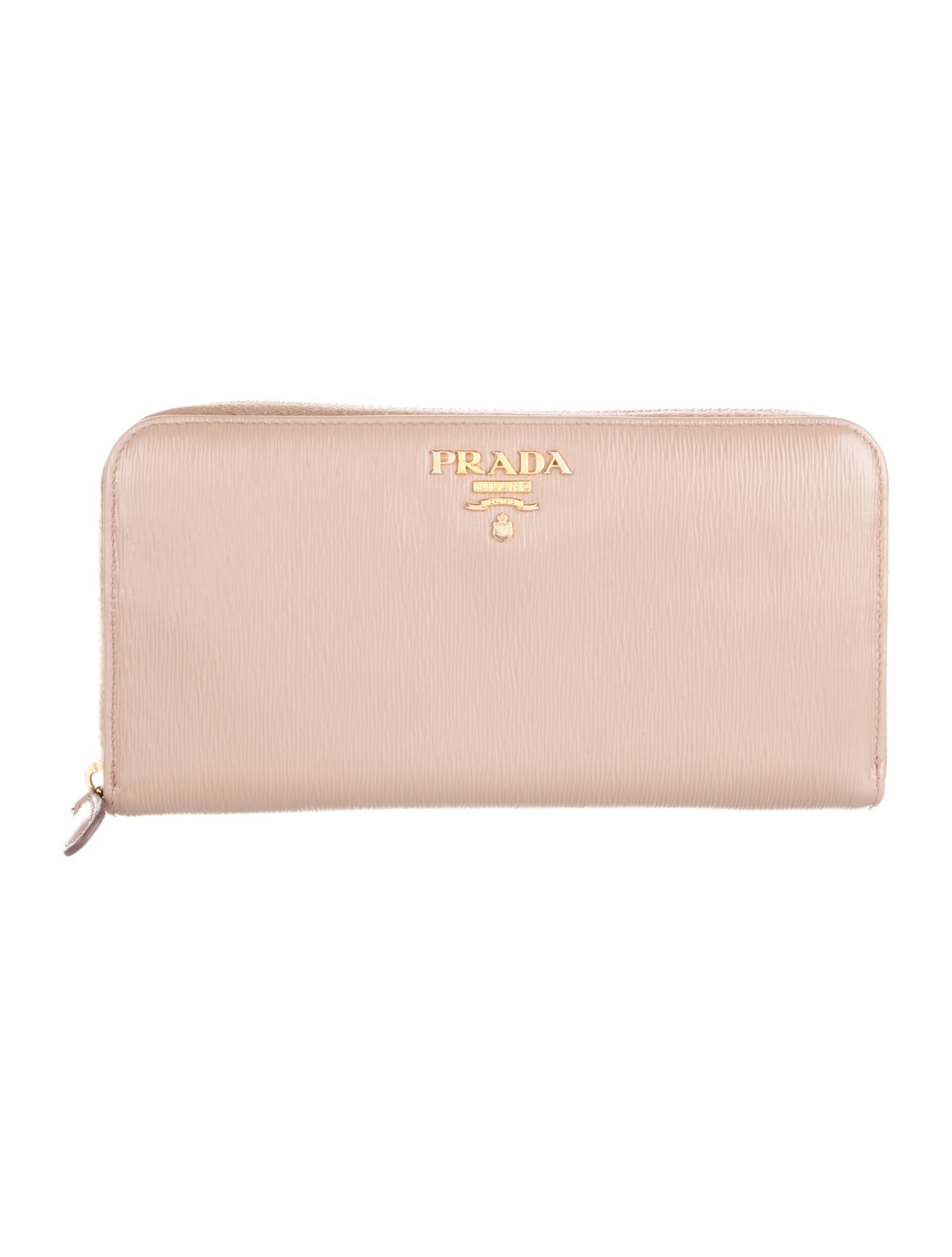 Prada Vitello Move Leather Continental Wallet
