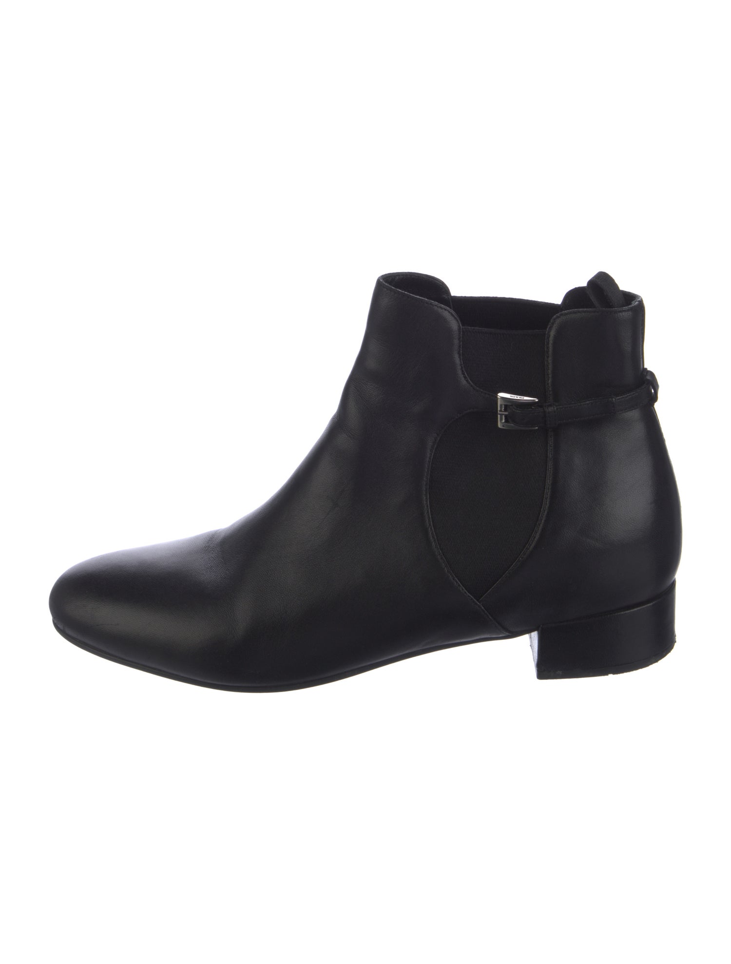 Prada Leather Chelsea Boots