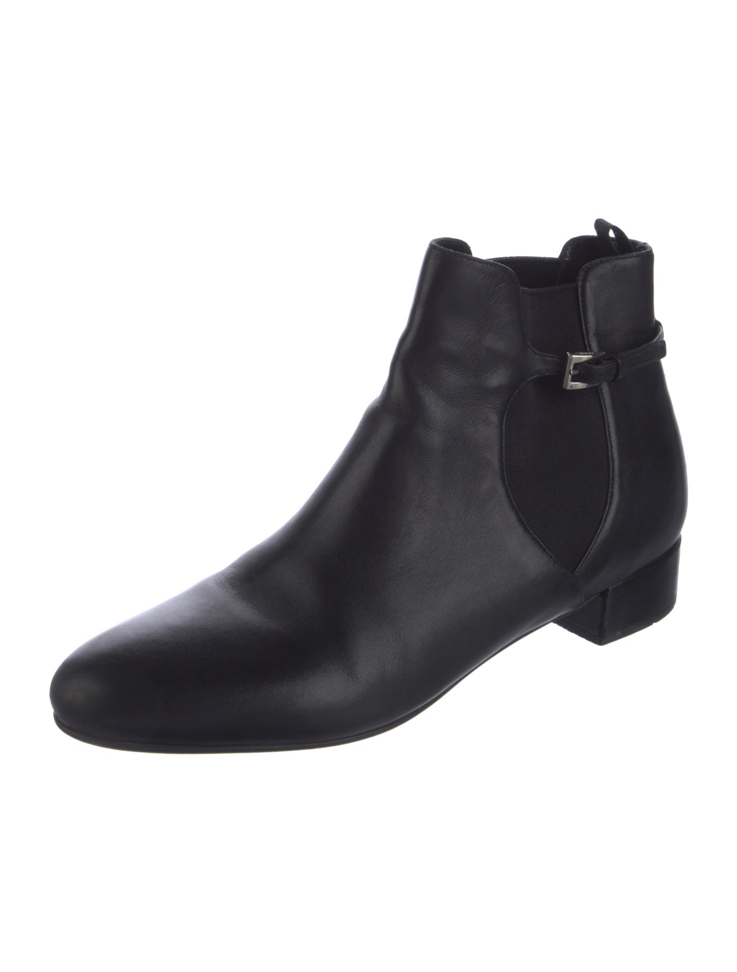 Prada Leather Chelsea Boots