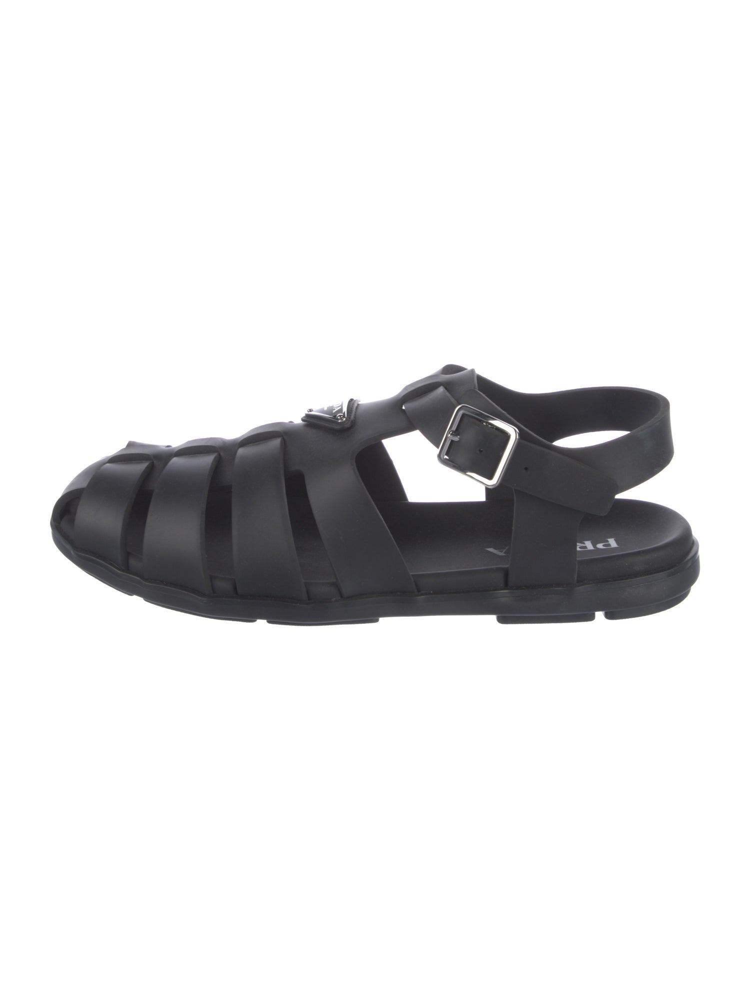 Prada Rubber Gladiator Sandals