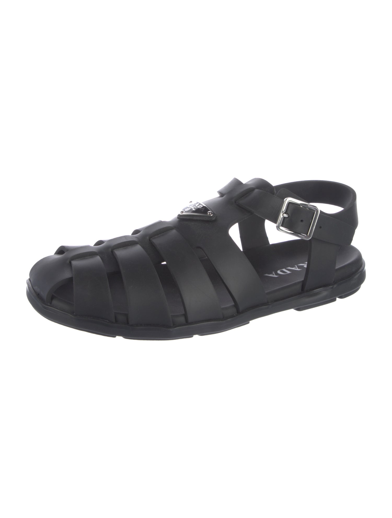 Prada Rubber Gladiator Sandals