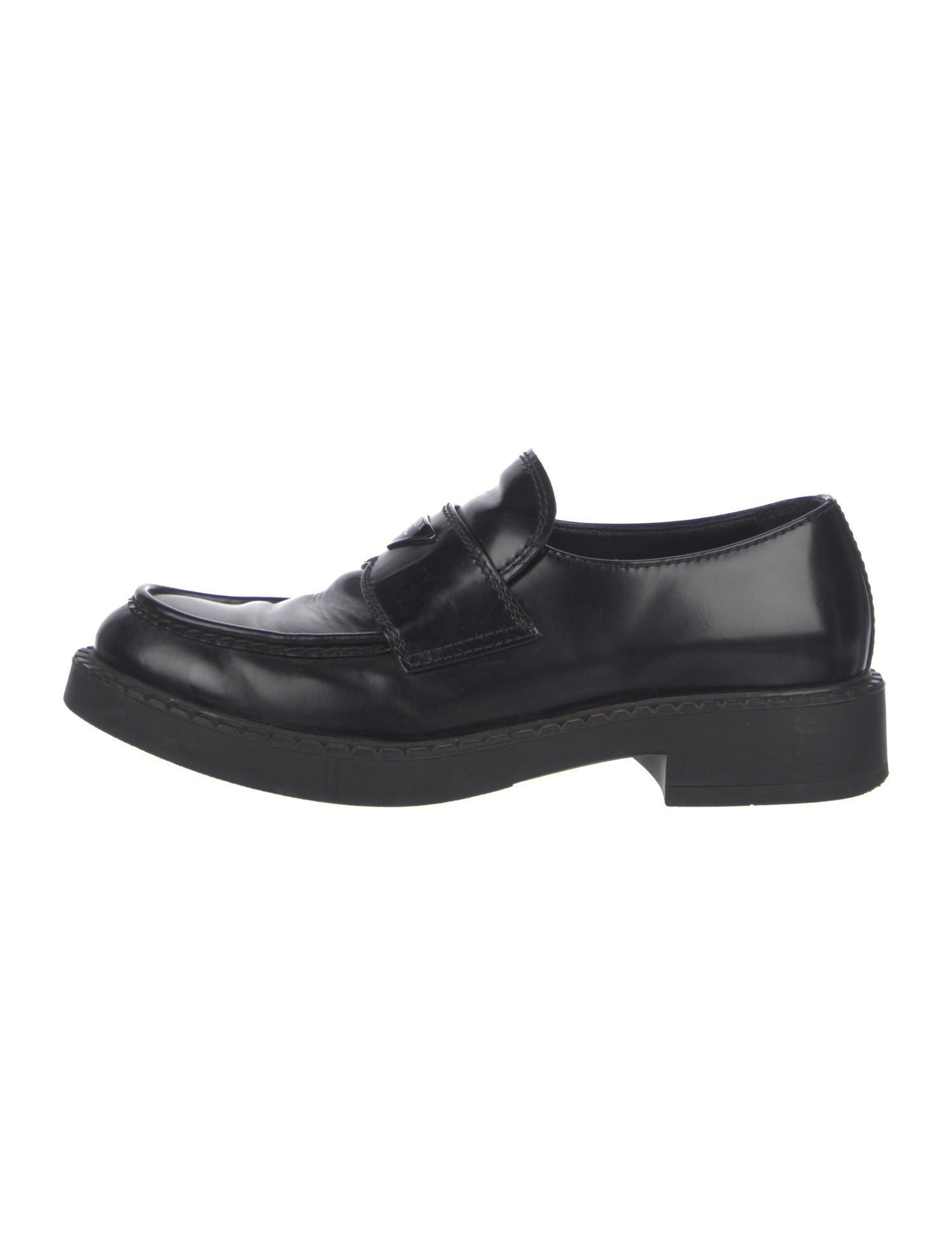Prada Leather Dress Loafers