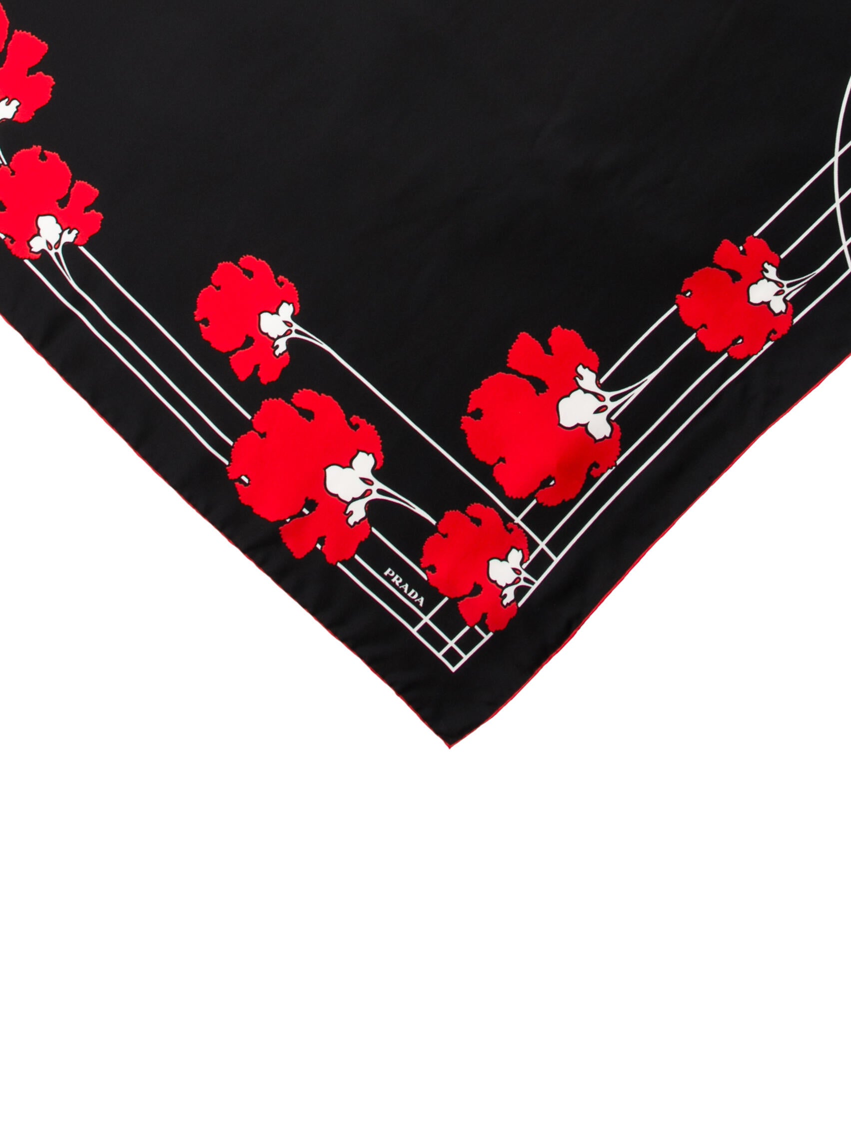 Prada Silk Printed Scarf