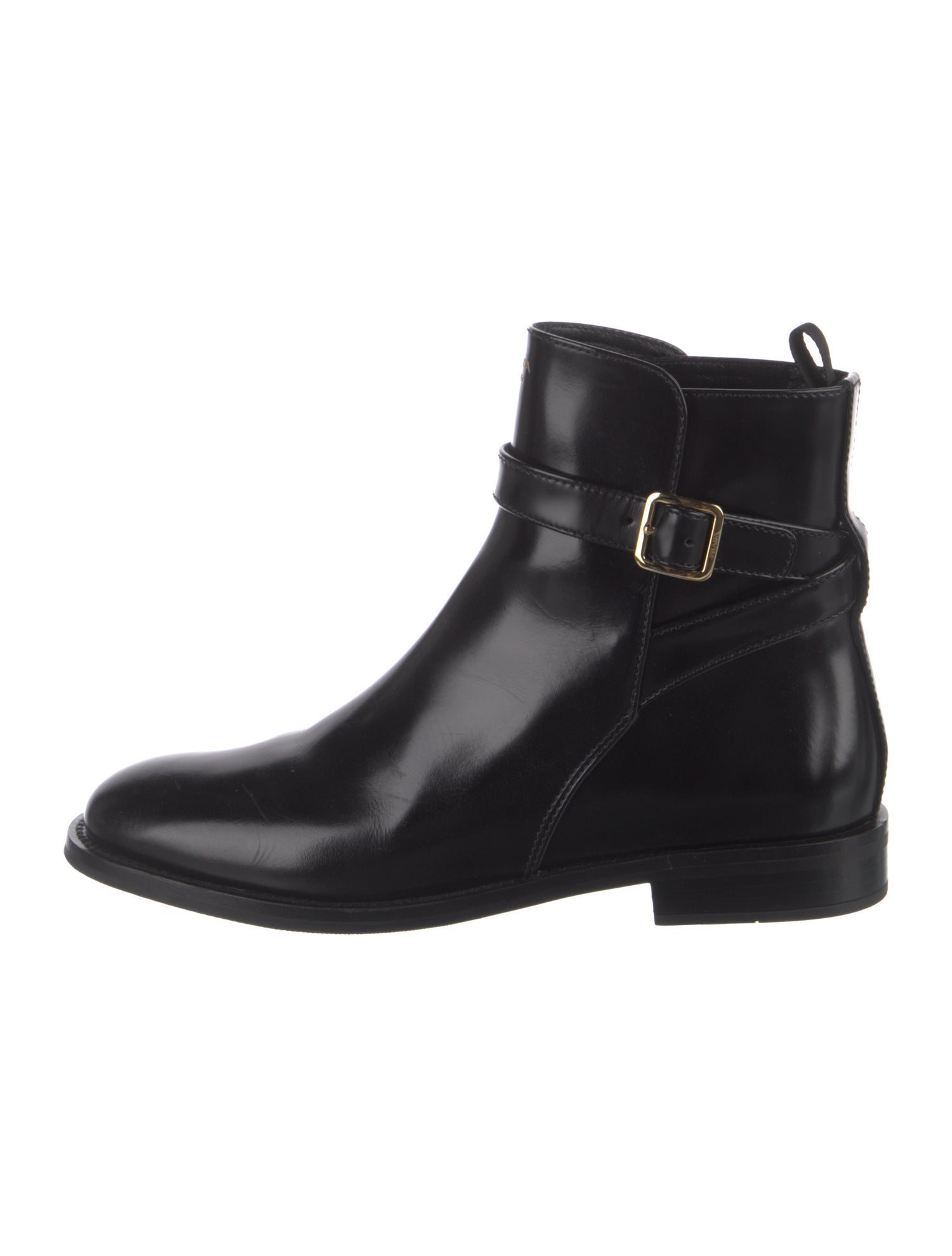 Prada Leather Chelsea Boots