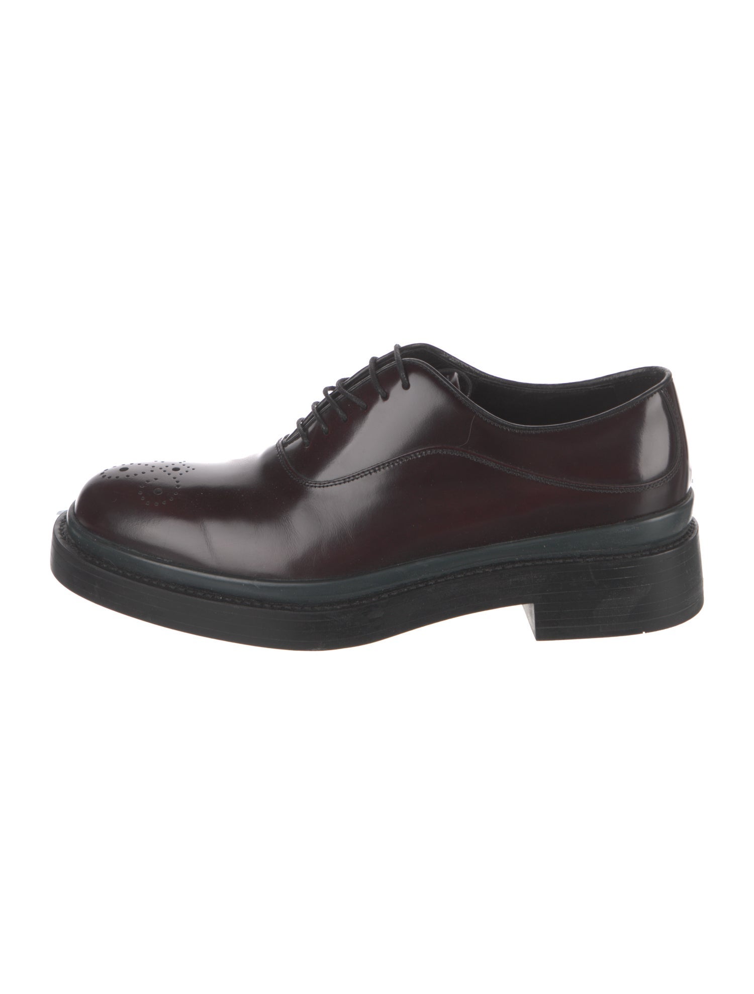 Prada Leather Oxfords