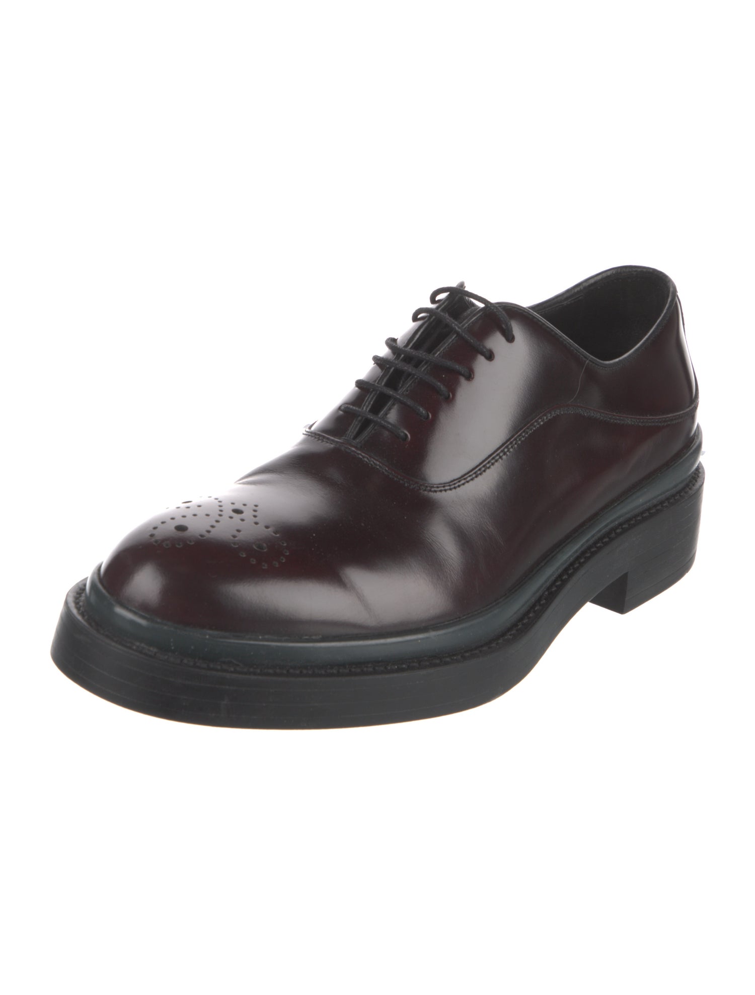 Prada Leather Oxfords