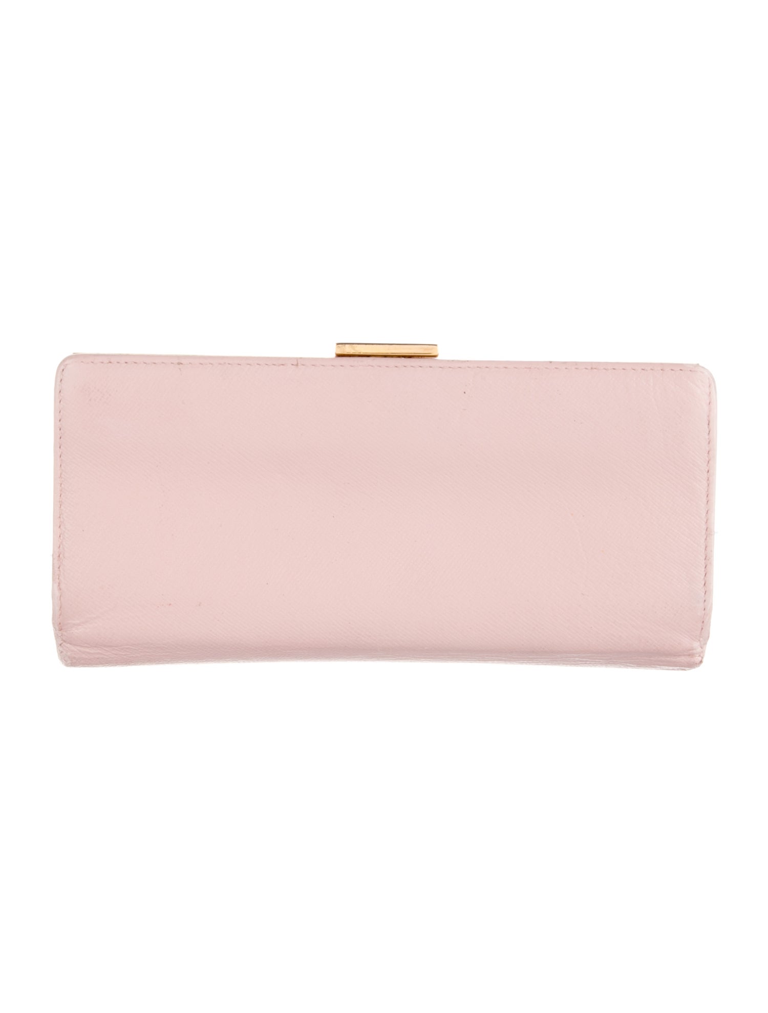 Prada Saffiano Metal Leather Continental Wallet