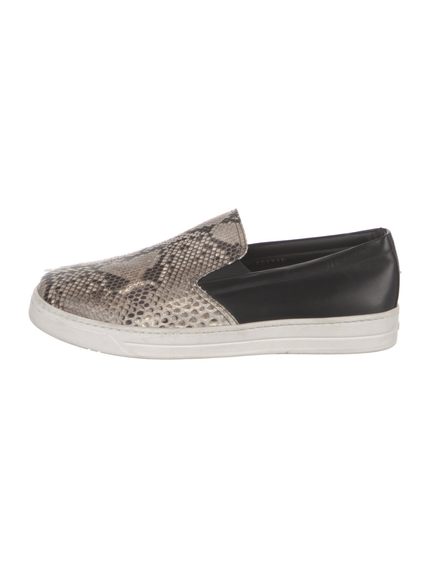 Prada Snakeskin Animal Print Sneakers