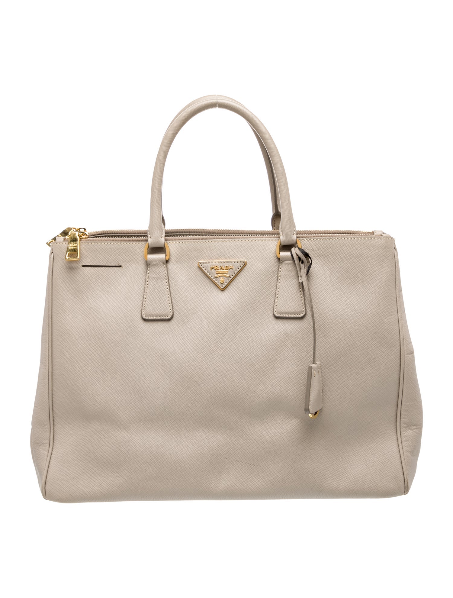 Prada Saffiano Leather Galleria Double Zip Large