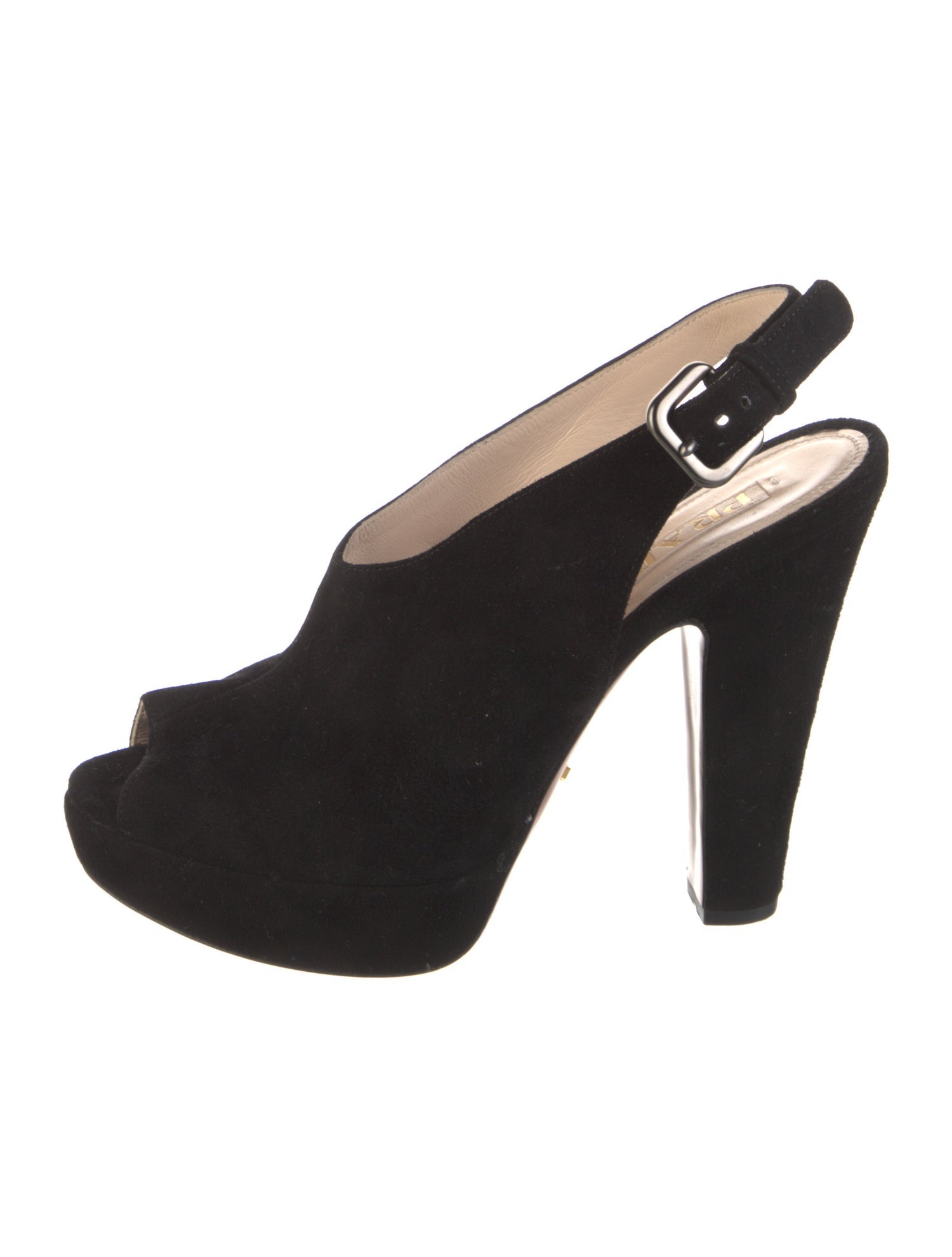 Prada Suede Slingback Pumps
