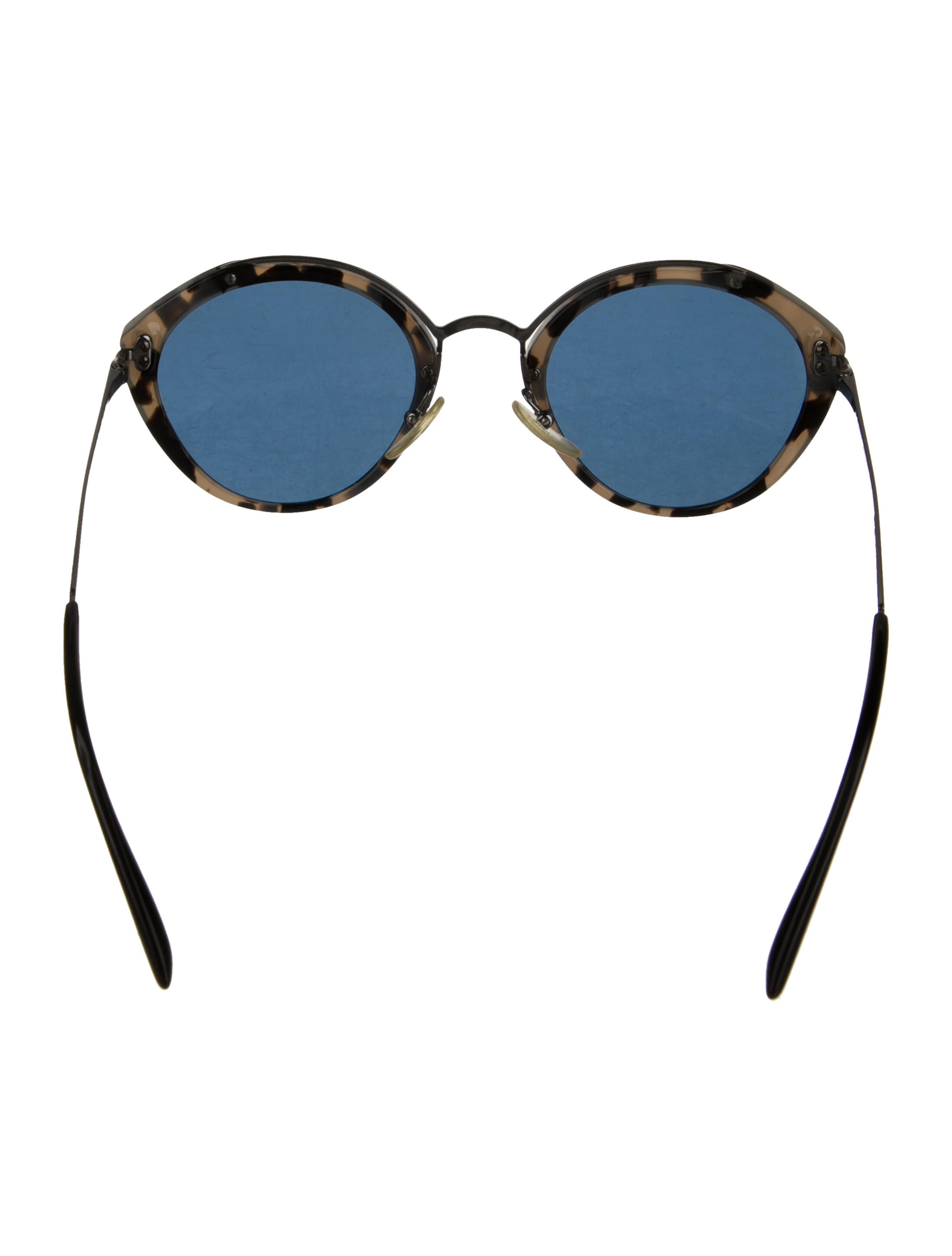 Prada Round Tinted Sunglasses