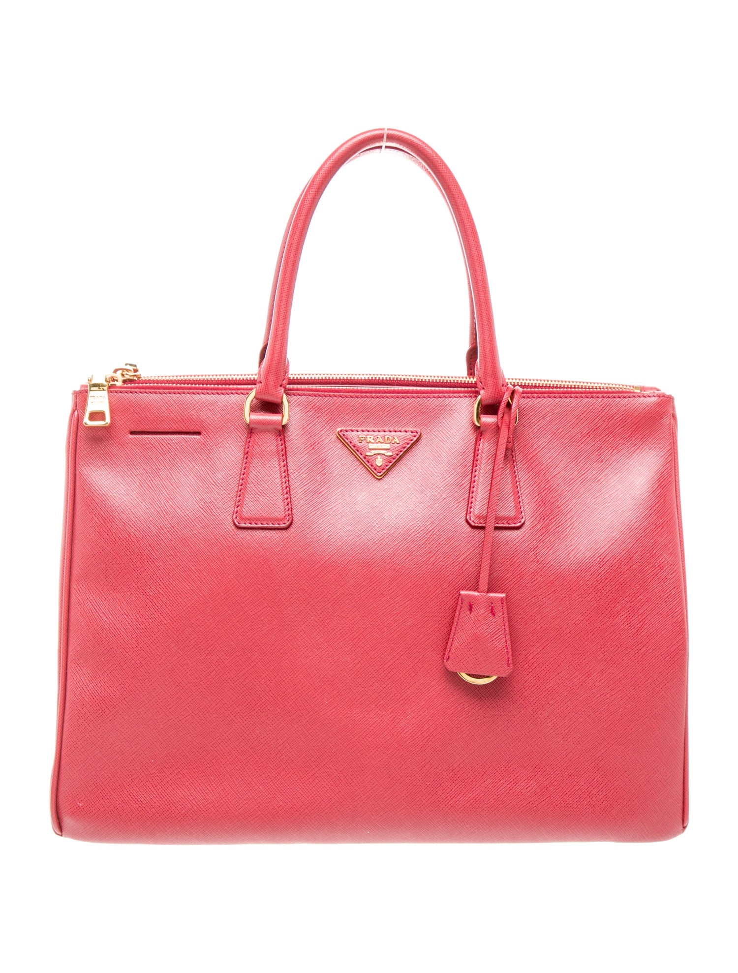 Prada Saffiano Leather Galleria Double Zip Large